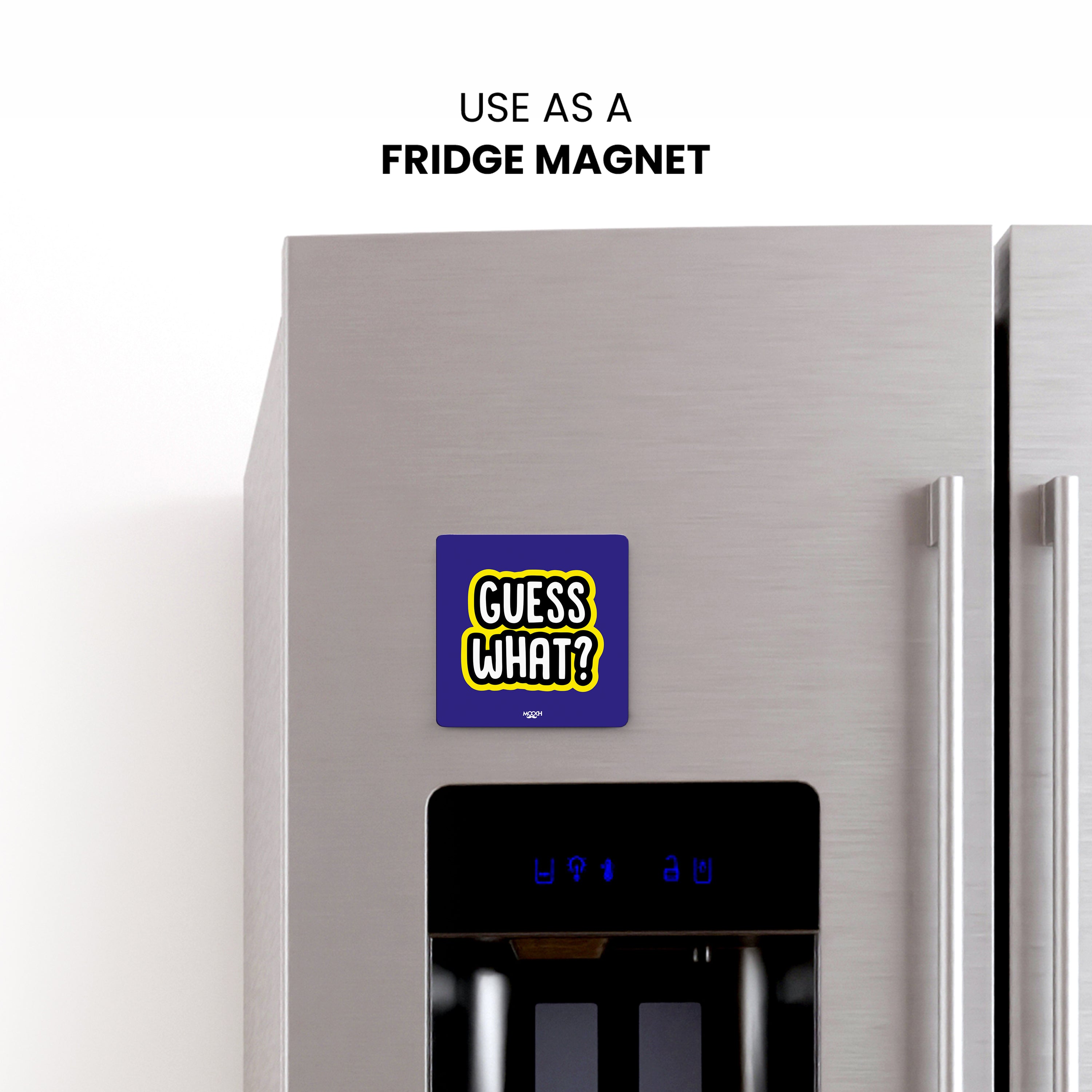 GUESS WHAT - Fridge Magnet/Tea Coaster MOOCH DESIGN STUDIO