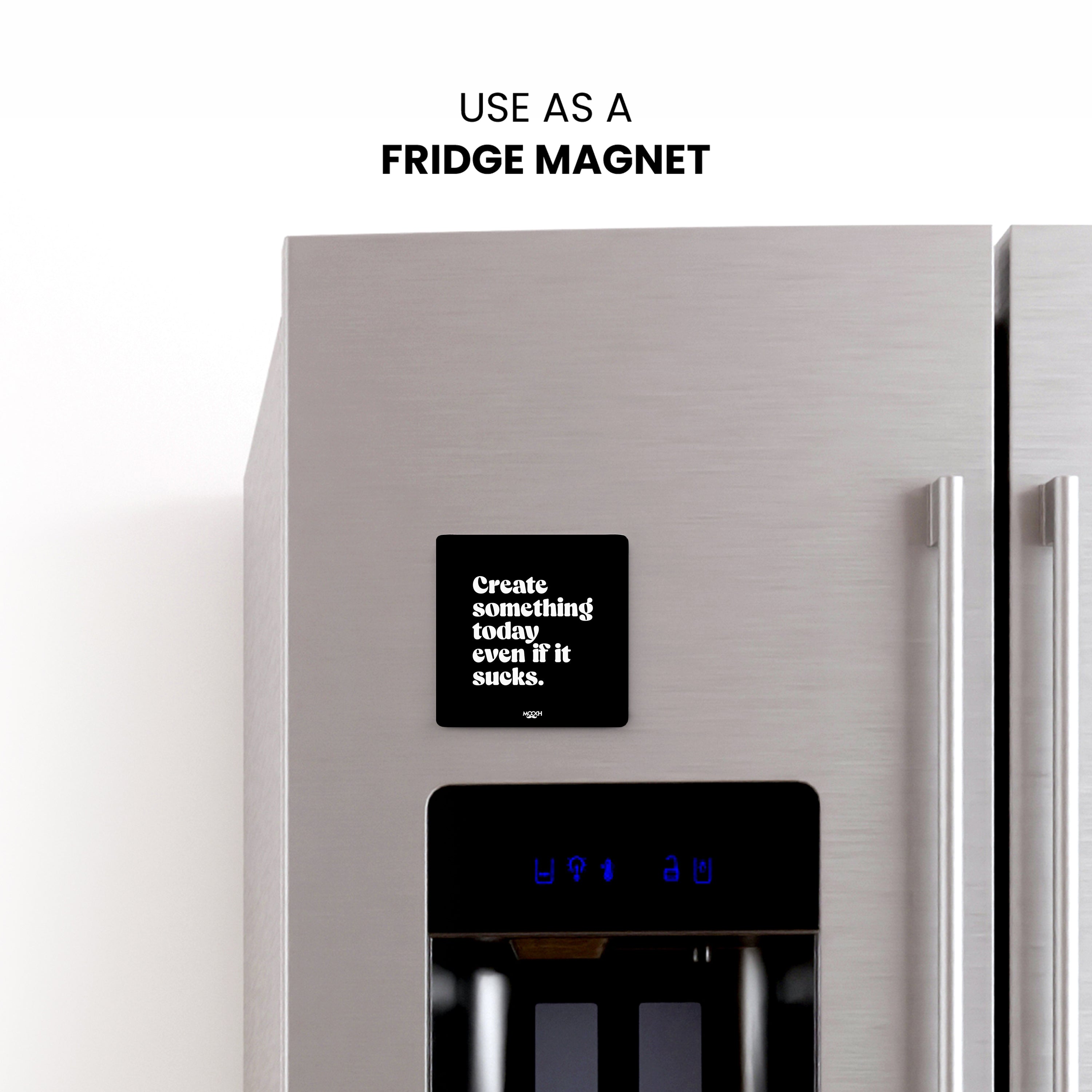CREATE SOMETHING - Fridge Magnet/Tea Coaster MOOCH DESIGN STUDIO