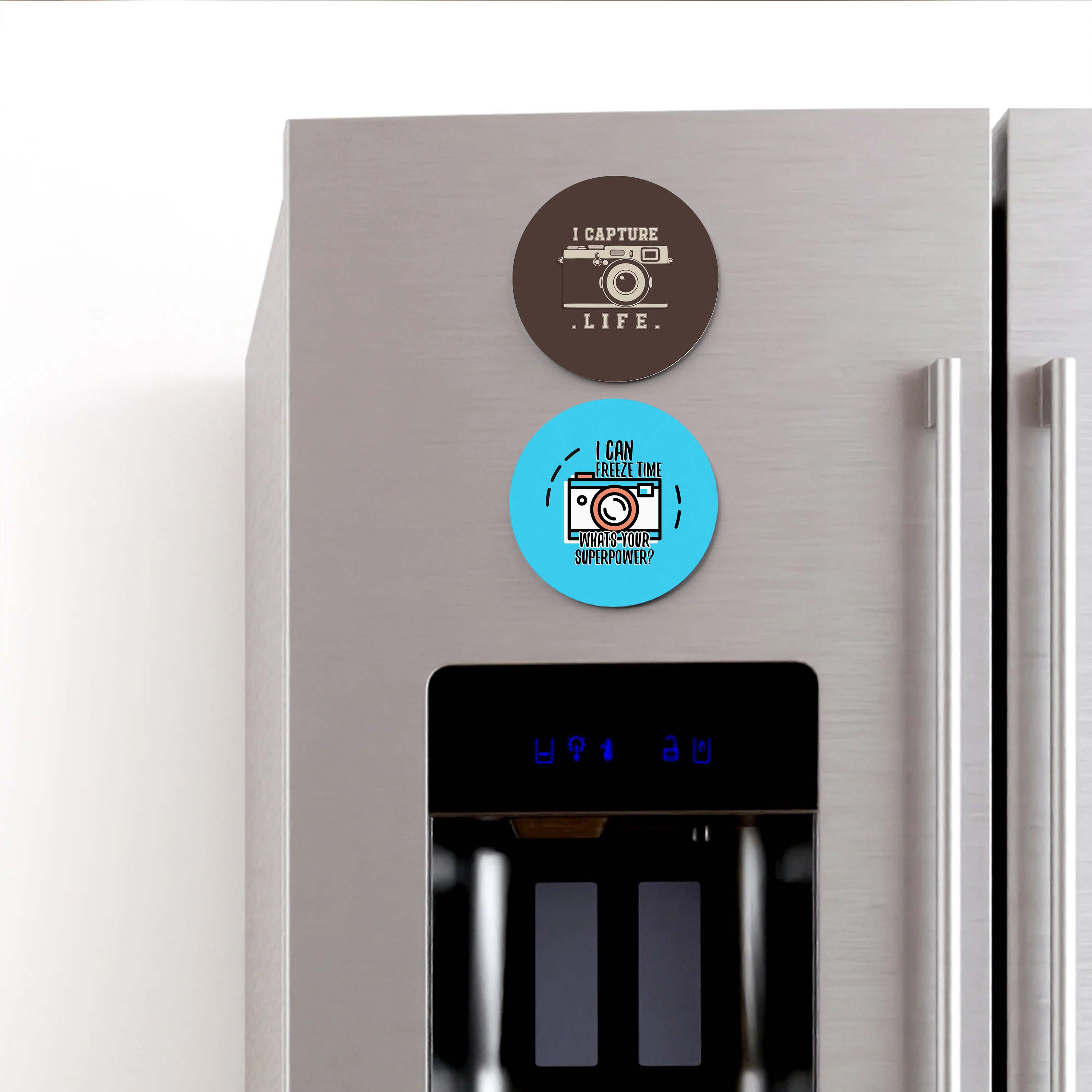 I CAPTURE LIFE - Fridge Magnet/Tea Coaster MOOCH DESIGN STUDIO