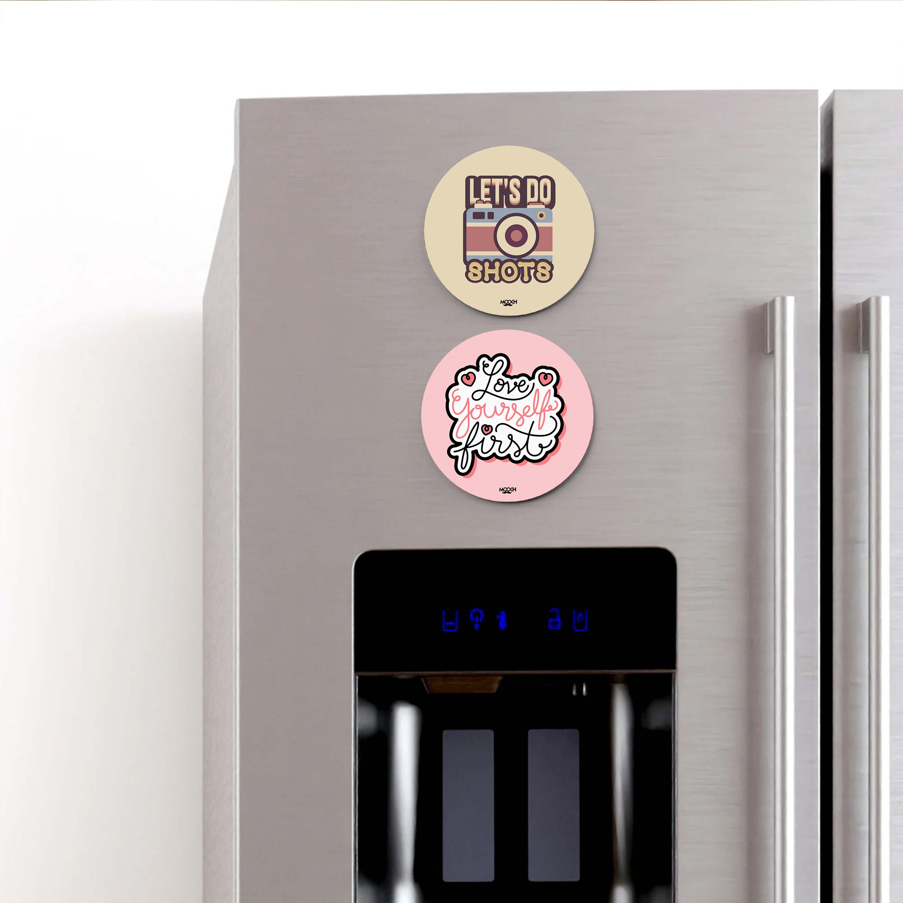 LET'S DO SHOTS - Fridge Magnet/Tea Coaster MOOCH DESIGN STUDIO