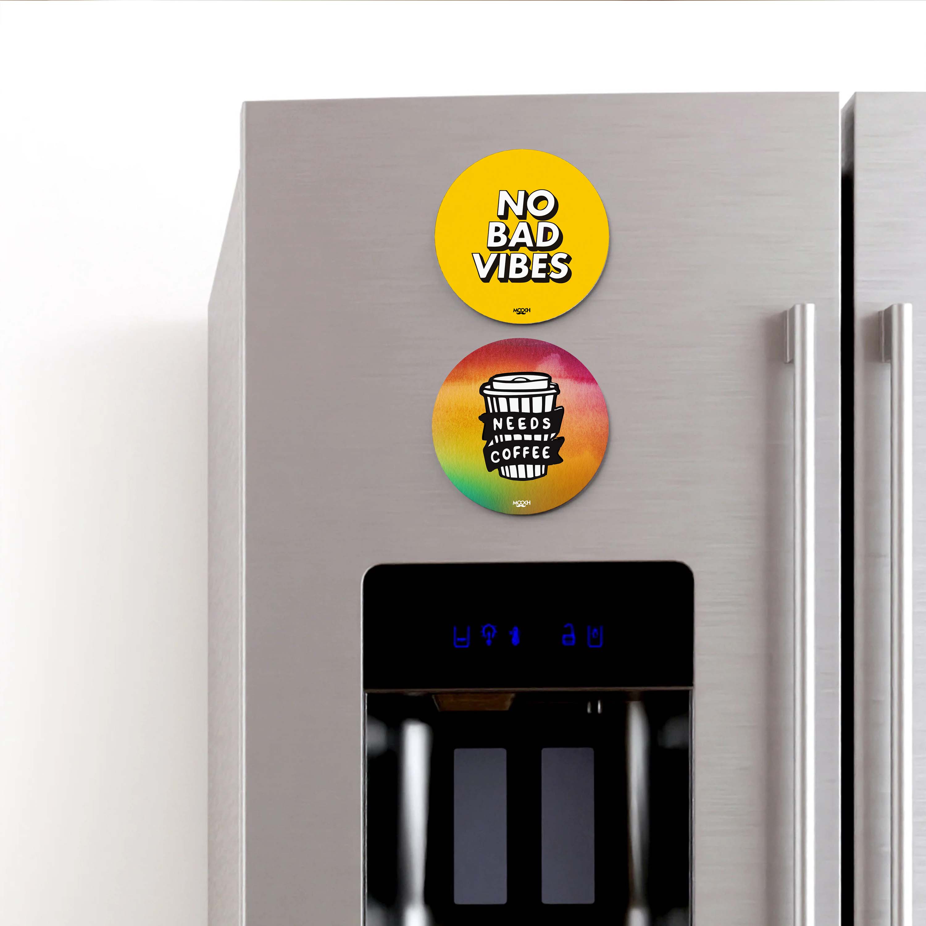 NEED COFFEE - Fridge Magnet/Tea Coaster MOOCH DESIGN STUDIO