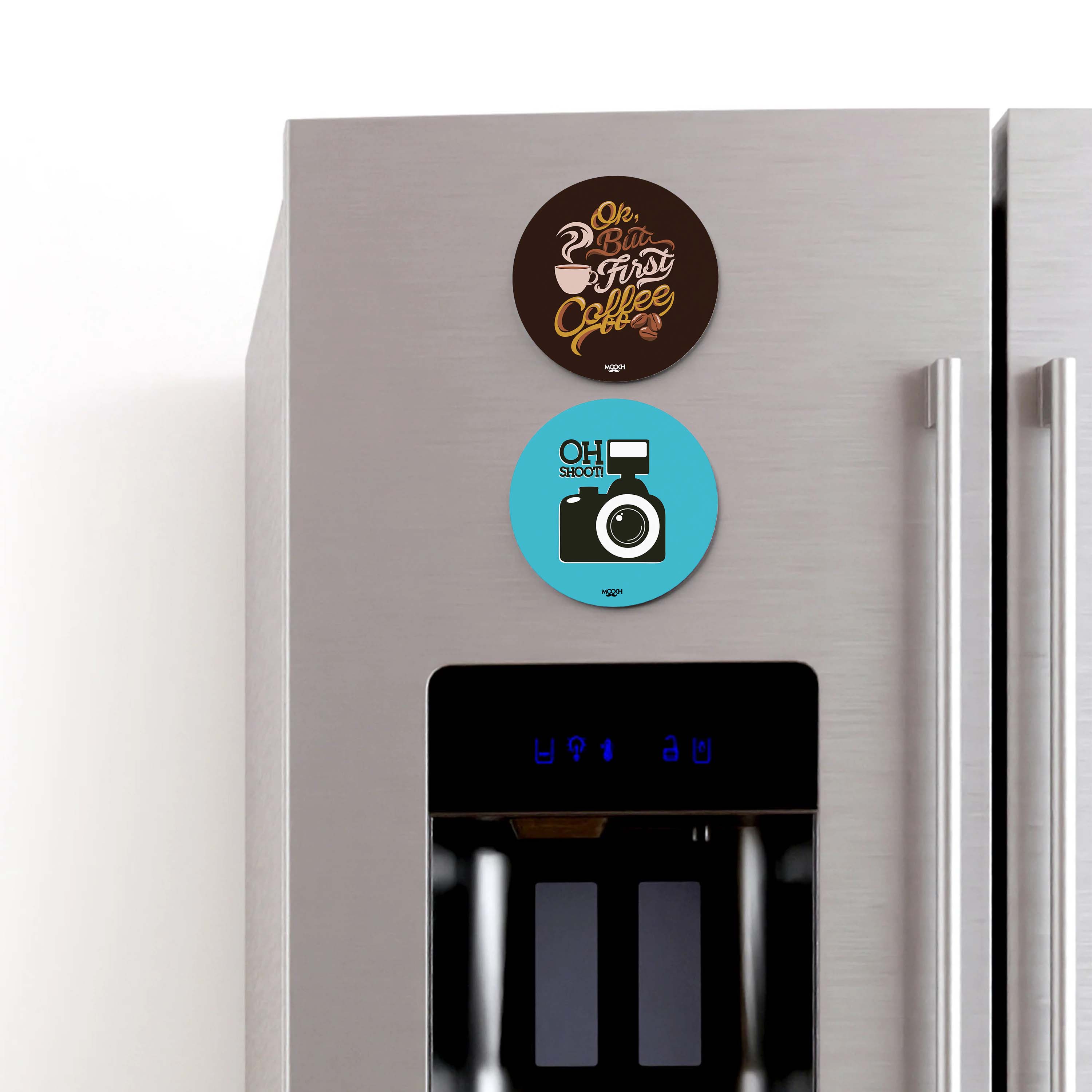 OH SHOOT! - Fridge Magnet/Tea Coaster MOOCH DESIGN STUDIO