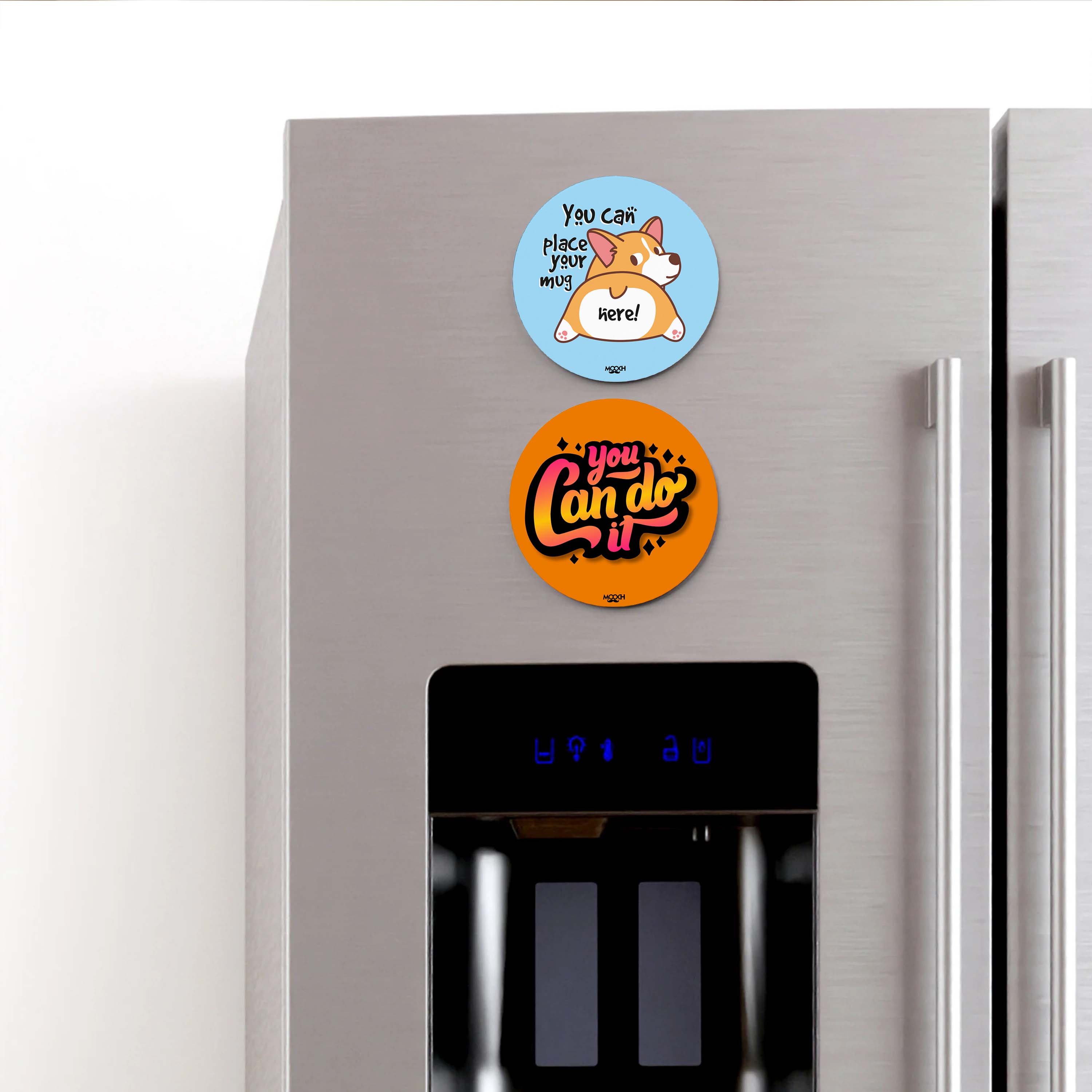 YOU CAN PLACE YOUR MUG HERE! - Fridge Magnet/Tea Coaster MOOCH DESIGN STUDIO
