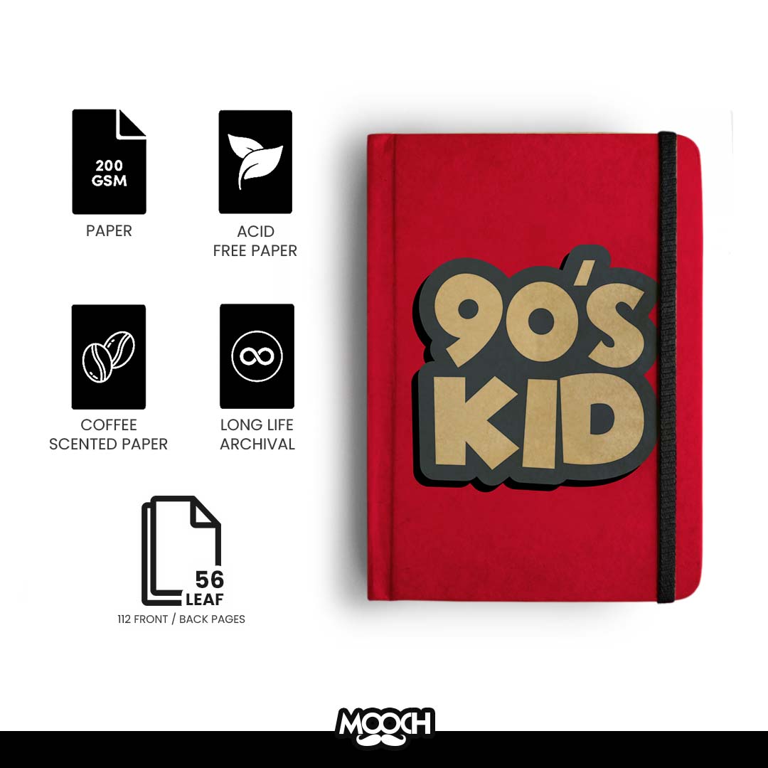 90'S KID - Handcrafted Diary MOOCH DESIGN STUDIO