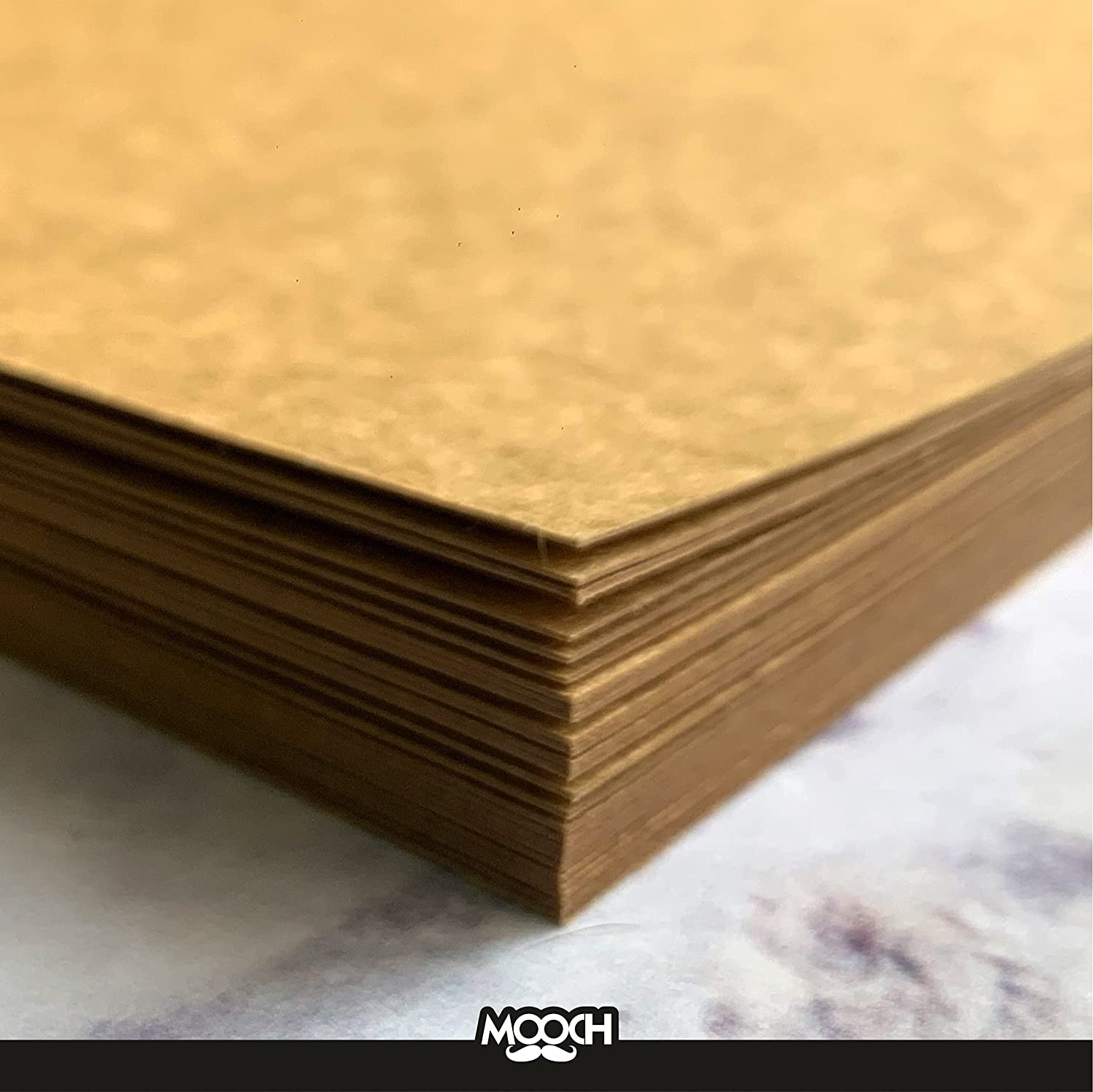 A4 SIZE KHAKI ART SHEETS - 300 GSM PACK OF 25 MOOCH DESIGN STUDIO