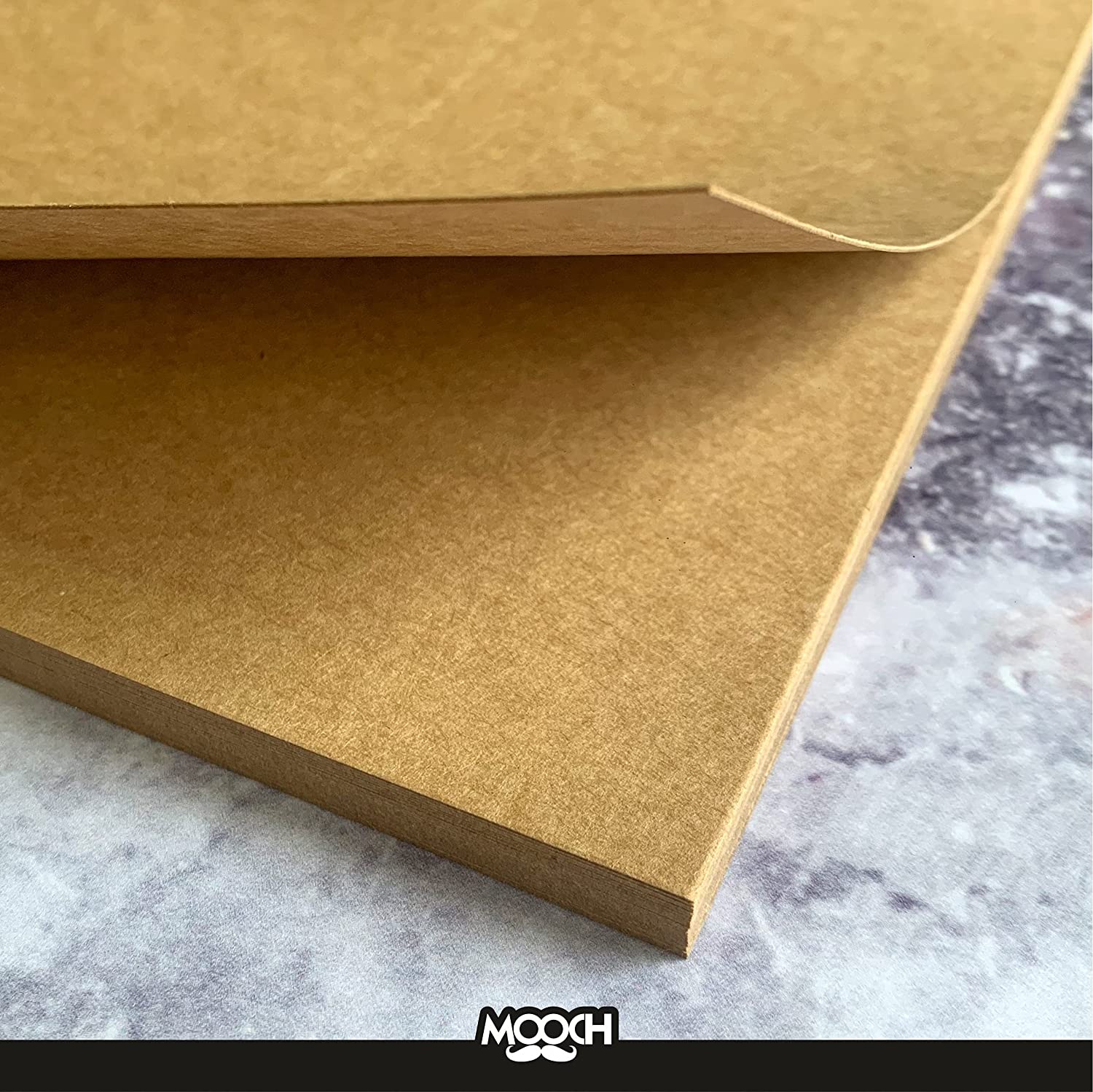 A4 SIZE KHAKI ART SHEETS - 300 GSM PACK OF 25 MOOCH DESIGN STUDIO