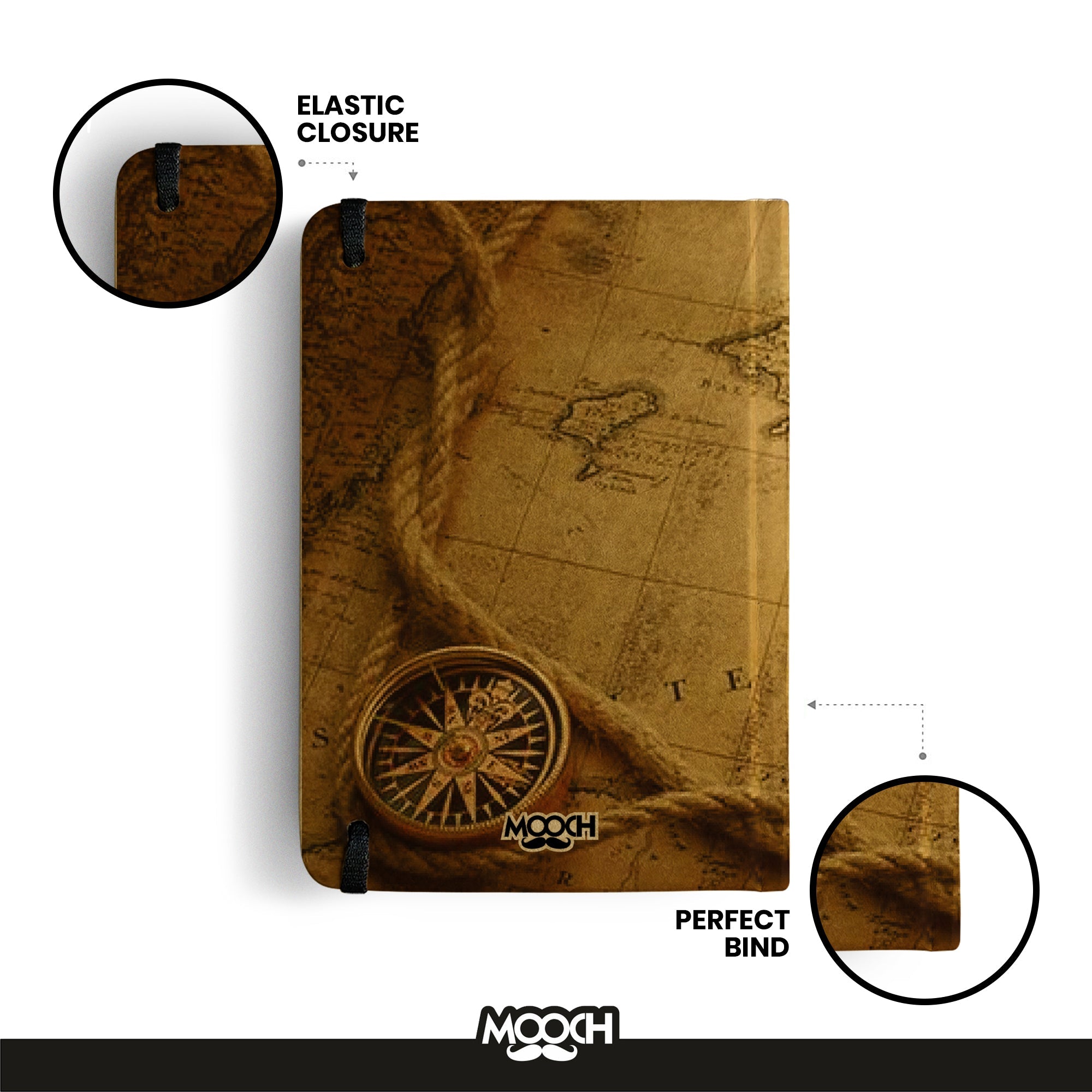 ADVENTURE AWAITS - Handcrafted Diary MOOCH DESIGN STUDIO