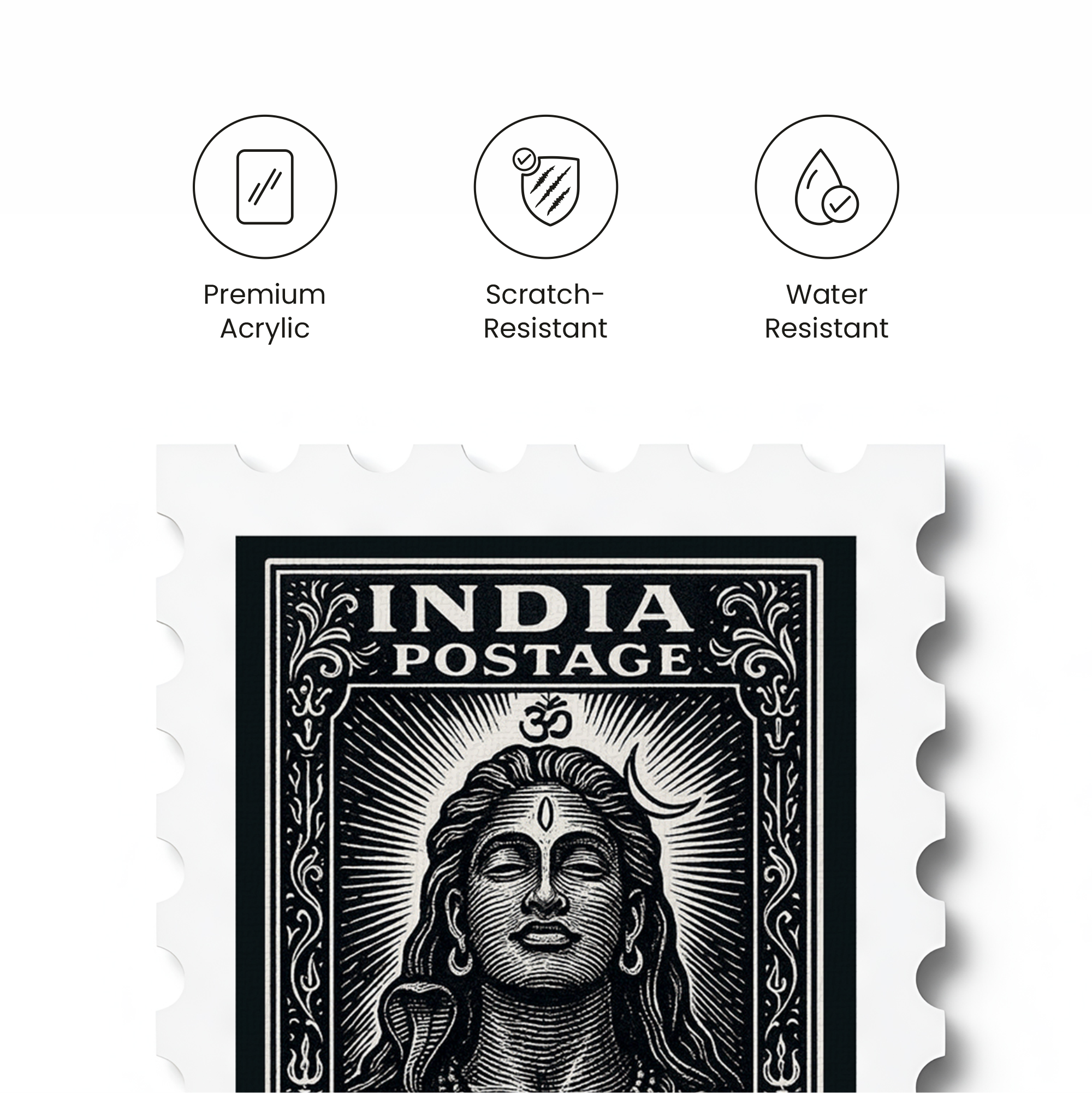 Adi Yogi - Stamp Magnet MOOCH DESIGN STUDIO LLP