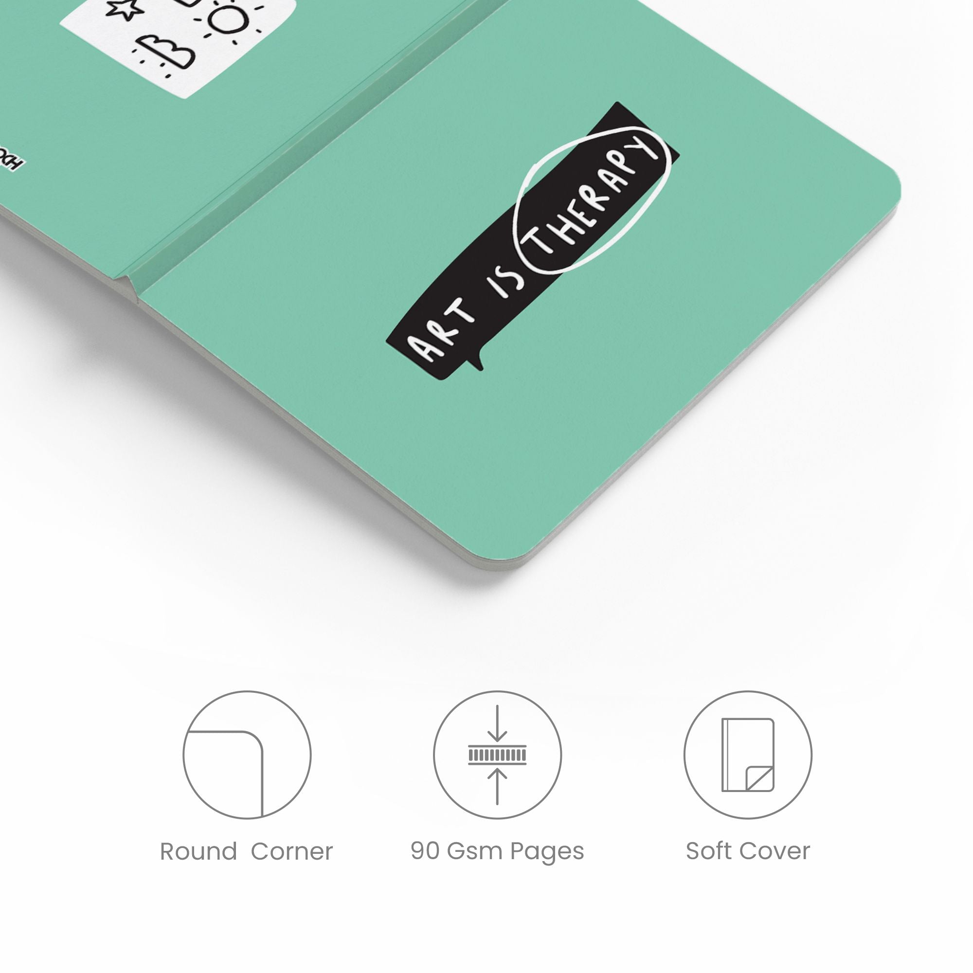 Art Is Therapy - Notebook MOOCH DESIGN STUDIO LLP
