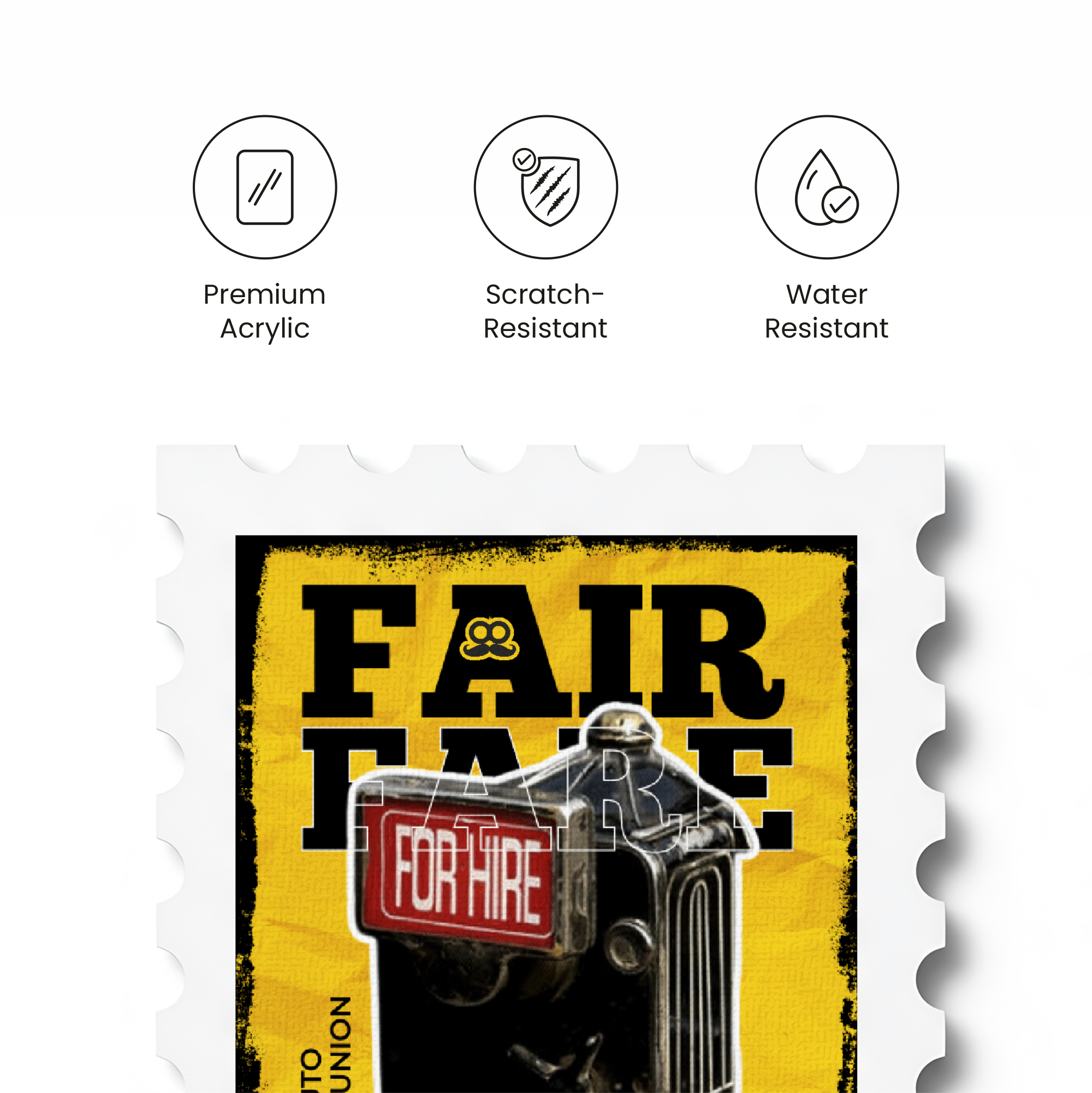 Auto Fair - Stamp Magnet MOOCH DESIGN STUDIO LLP