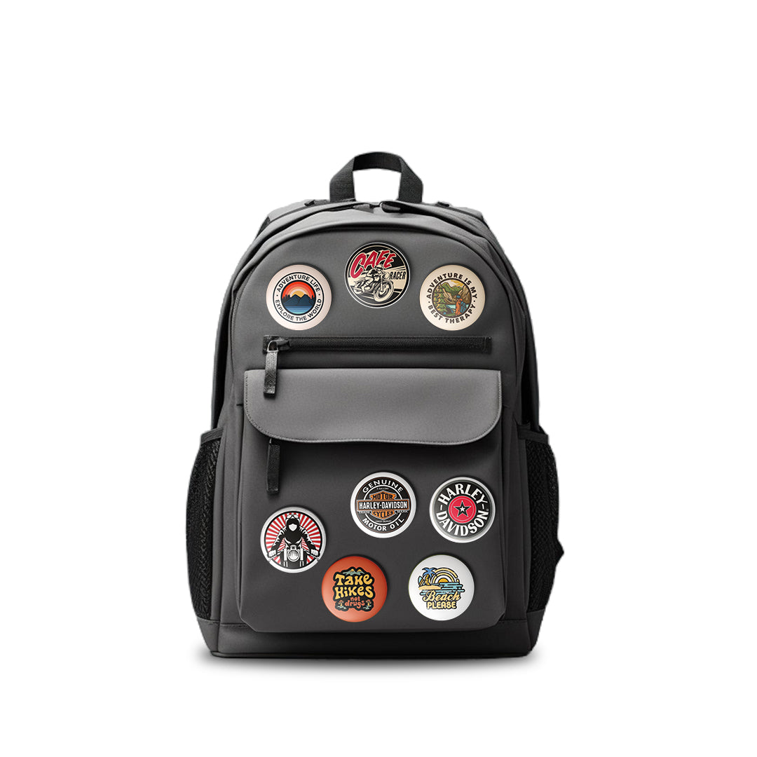 ADVENTURE IS MY BEST THERAPY - Magnetic Pin Badges / Fridge Magnet MOOCH DESIGN STUDIO