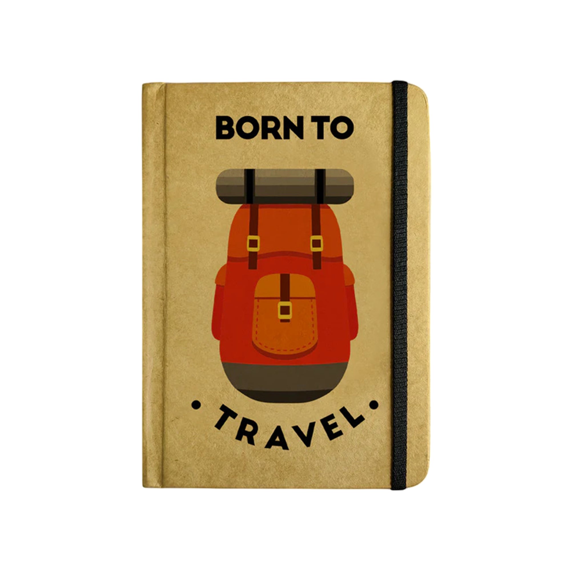 BORN TO TRAVEL - Handcrafted Diary MOOCH DESIGN STUDIO