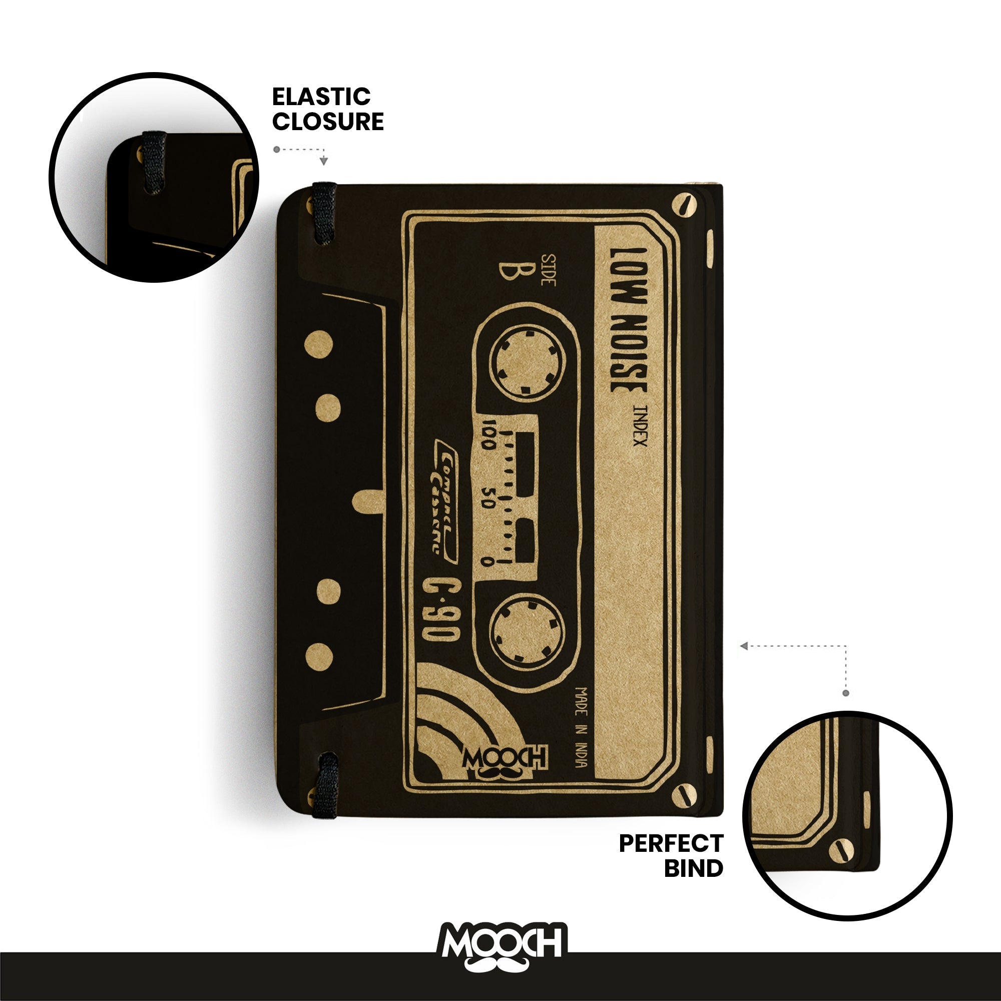 CASSETTE - Handcrafted Diary MOOCH DESIGN STUDIO