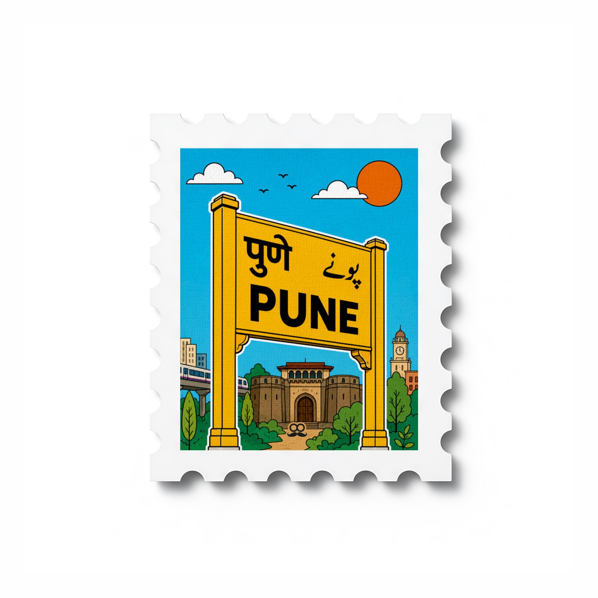 Pune - Magnetic Stamp