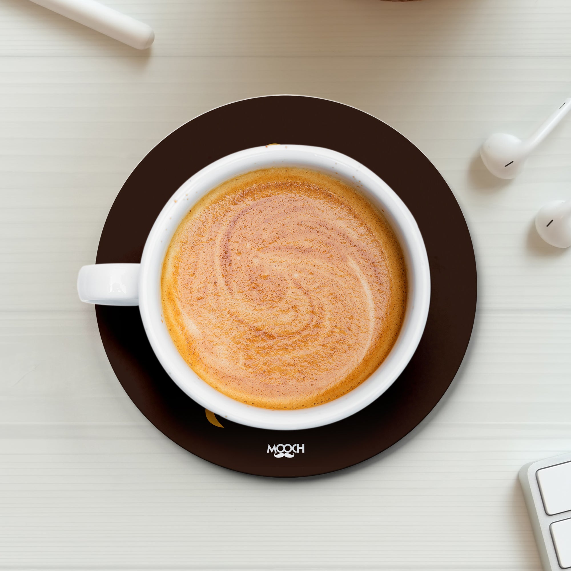 OK BUT FIRST COFFEE - Fridge Magnet/Tea Coaster MOOCH DESIGN STUDIO