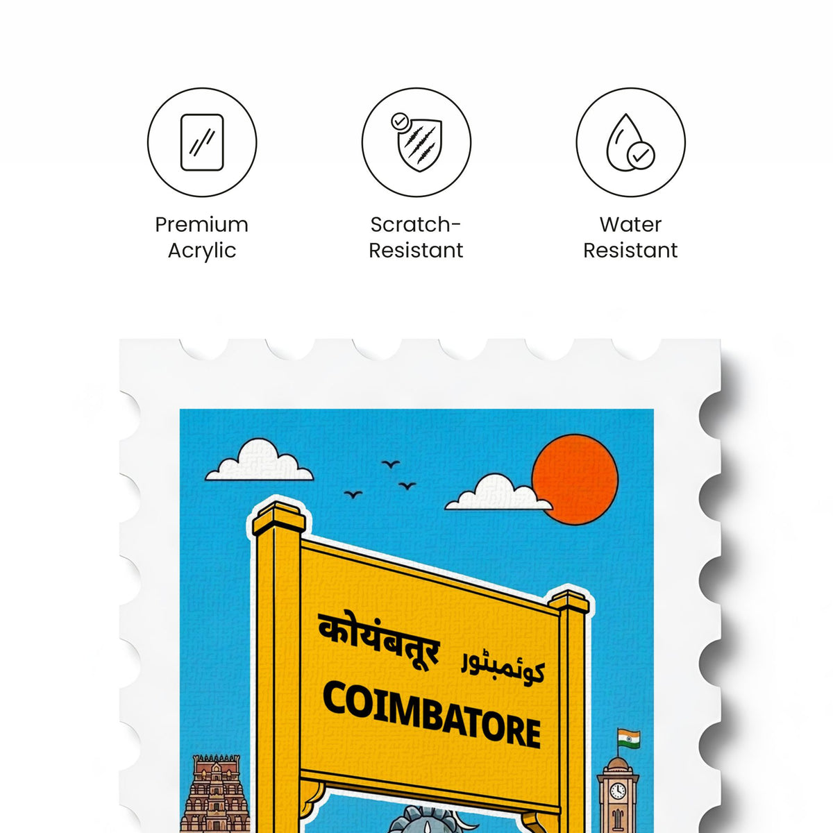 Coimbatore - Magnetic Stamp