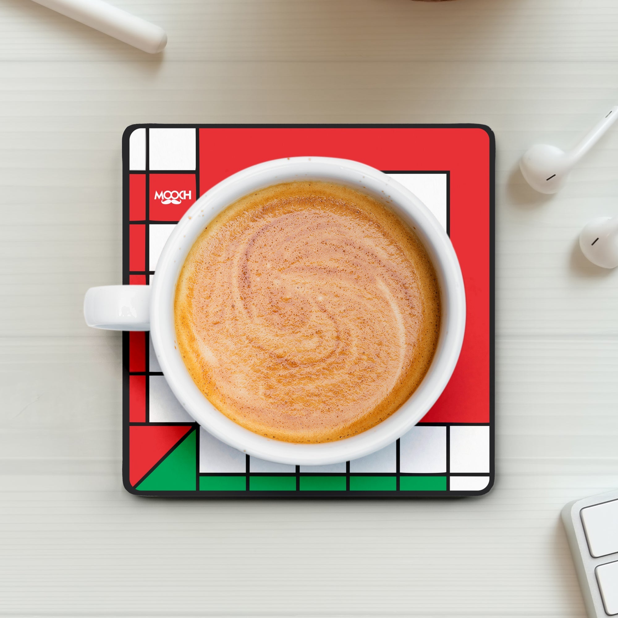 LUDO - Fridge Magnet/Tea Coaster - Set Of 4 MOOCH DESIGN STUDIO