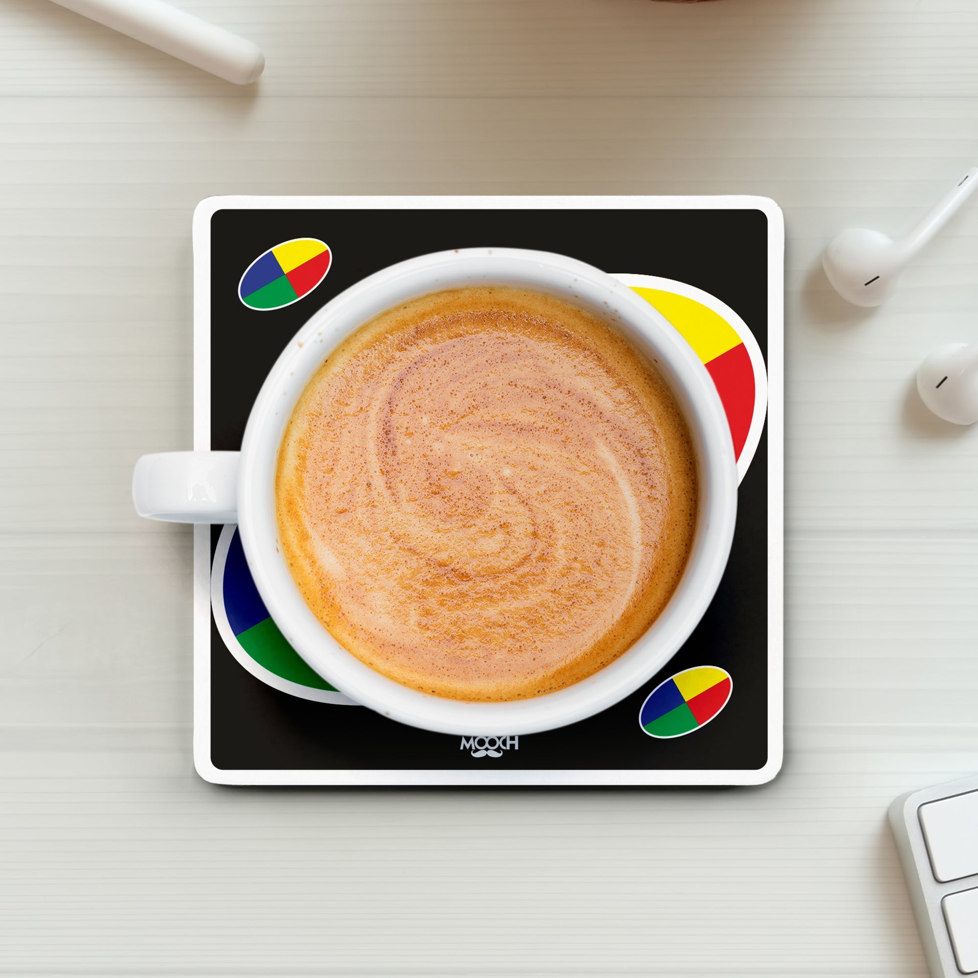 UNO - Fridge Magnet/Tea Coaster - Set Of 4 MOOCH DESIGN STUDIO