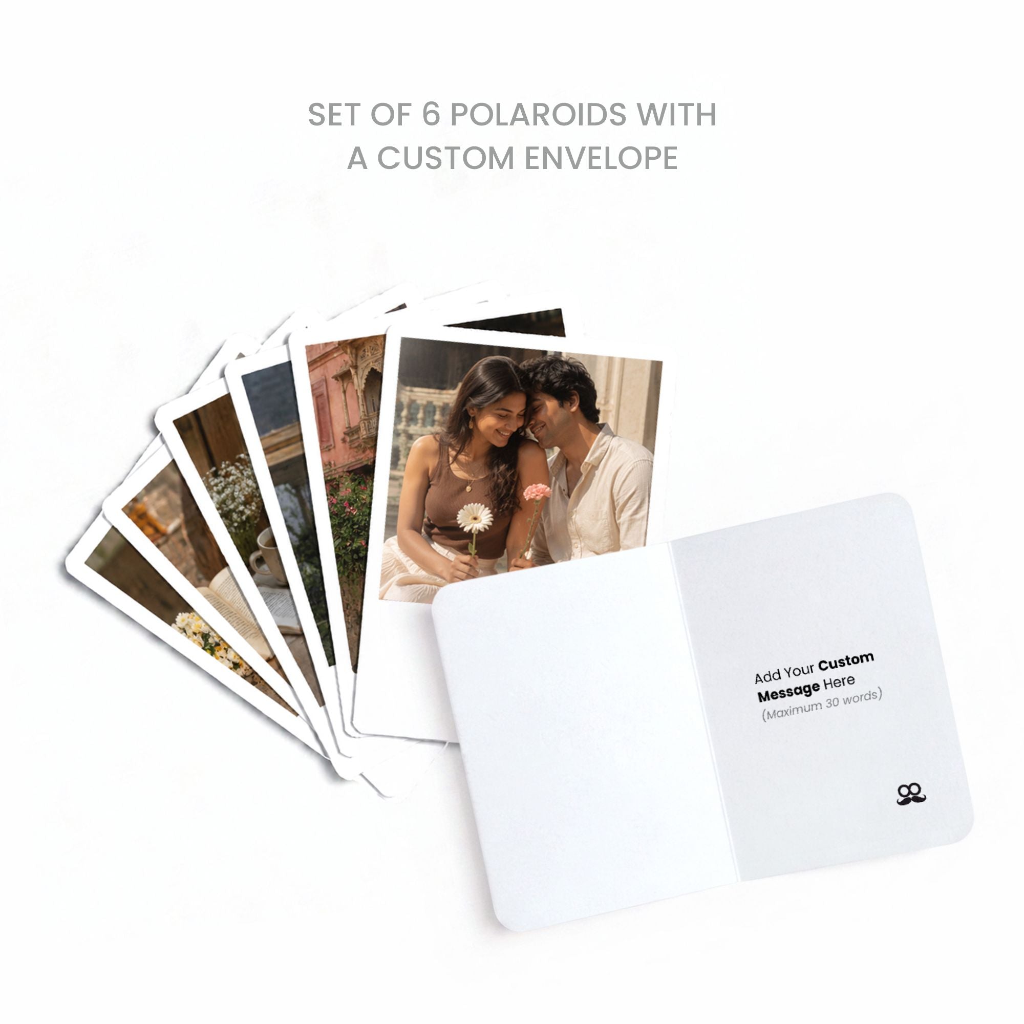 CUSTOMIZED ENVELOPE & POLAROIDS MOOCH DESIGN STUDIO LLP