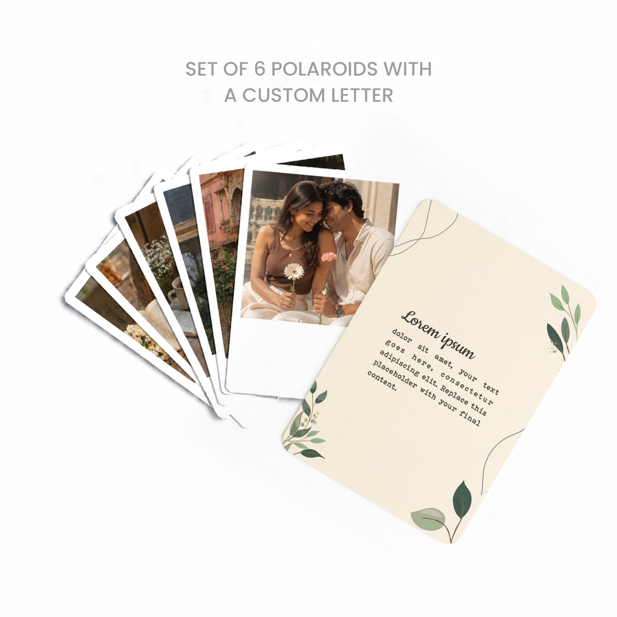 CUSTOMIZED ENVELOPE & POLAROIDS MOOCH DESIGN STUDIO LLP