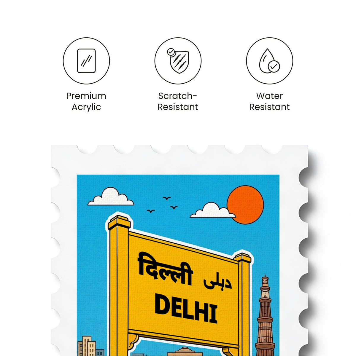 Delhi - Magnetic Stamp