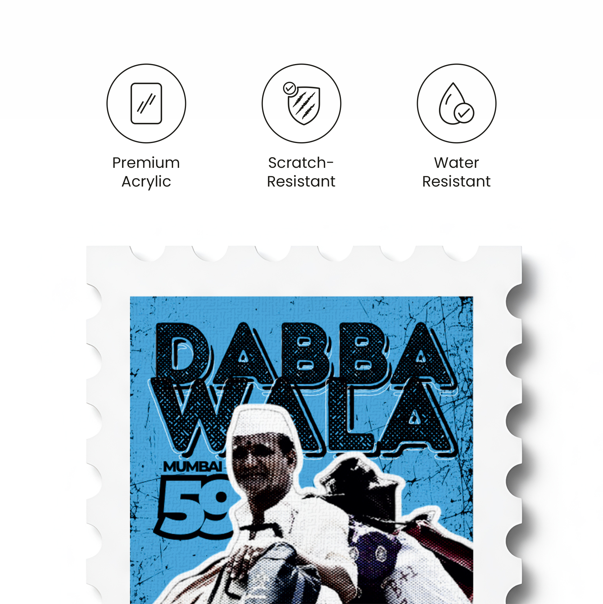 Dabba Wala - Stamp Magnet MOOCH DESIGN STUDIO LLP