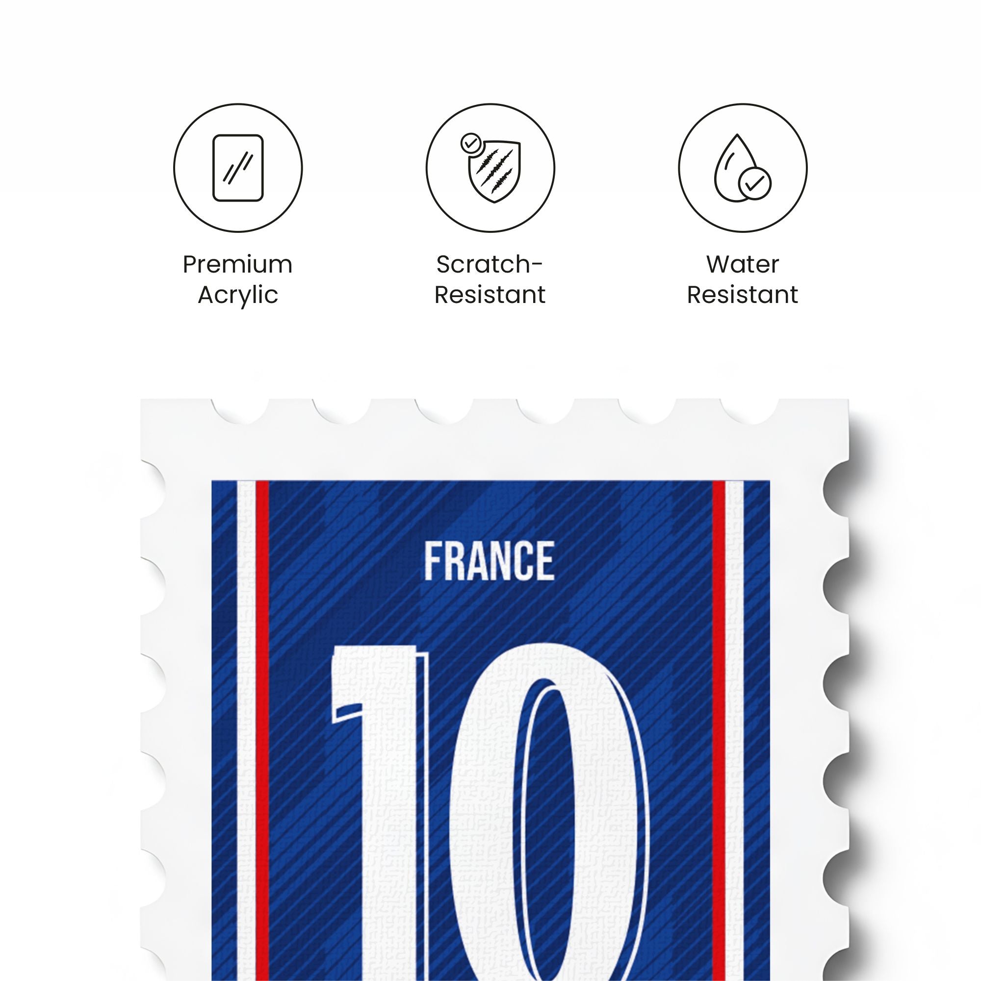 France - Stamp Magnet MOOCH DESIGN STUDIO LLP