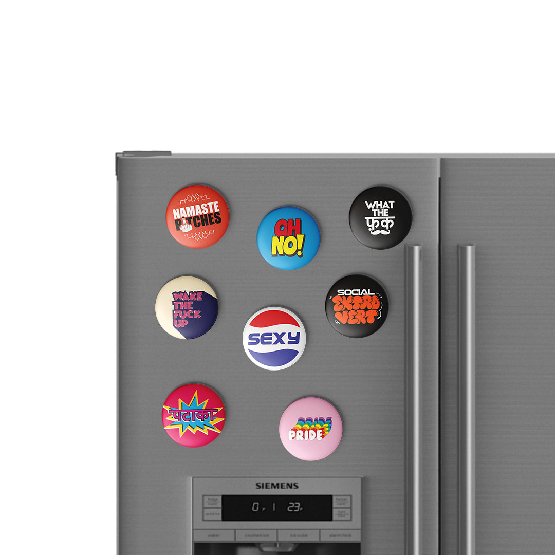 WHAT THE FUCK - Fridge Magnet MOOCH DESIGN STUDIO