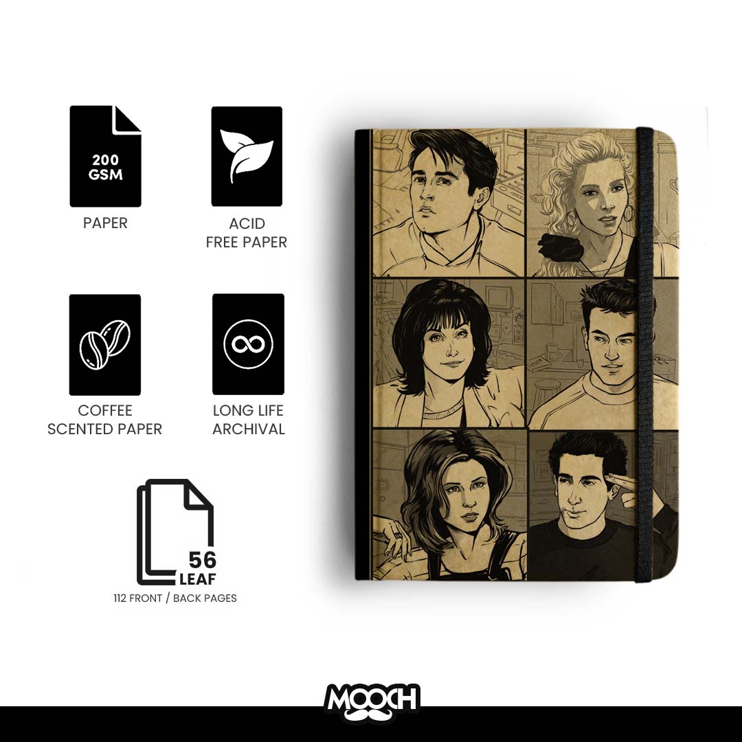 FRIENDS FAMILY - Handcrafted Diary MOOCH DESIGN STUDIO