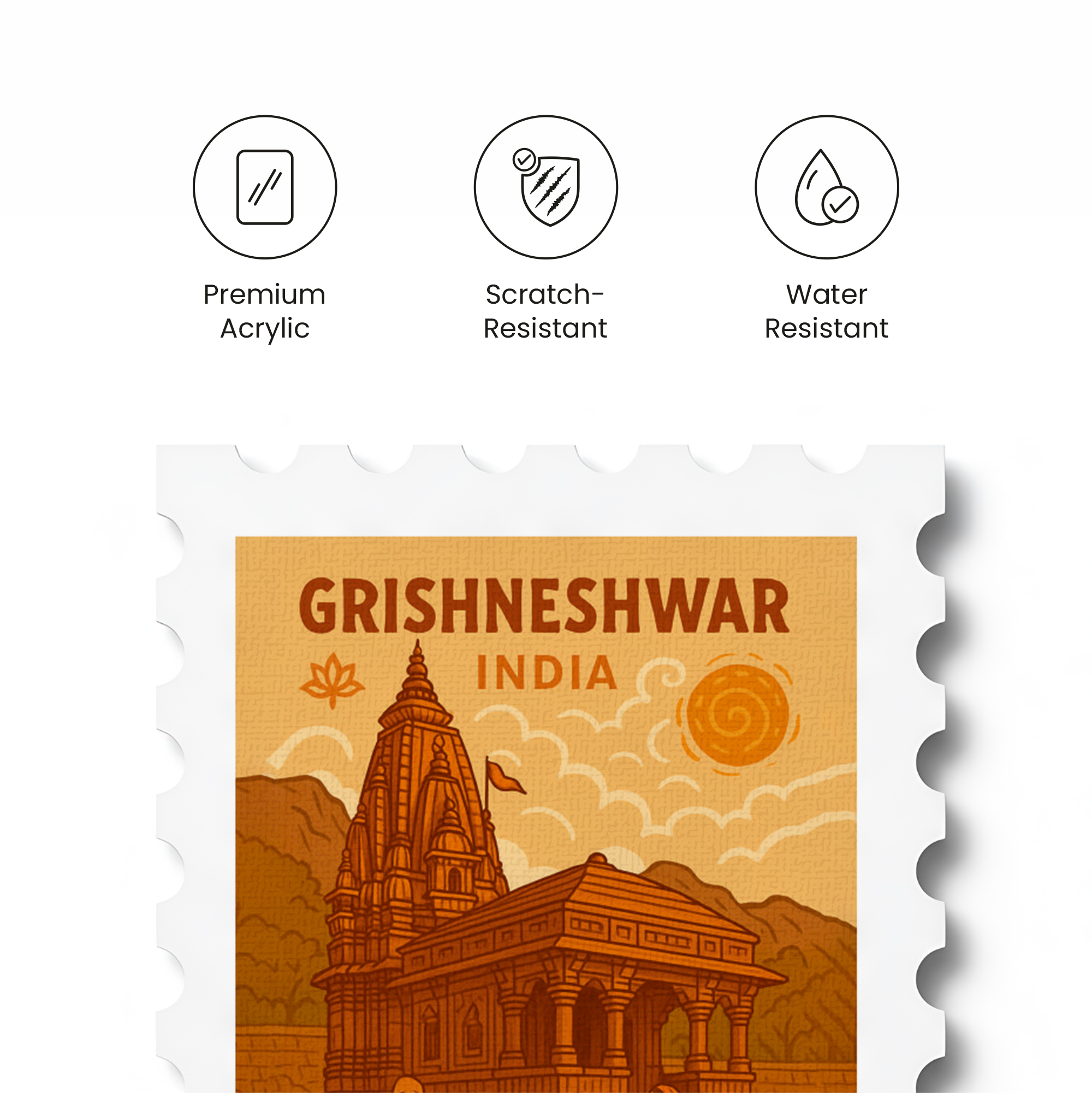 Grishneshwar - Stamp Magnet MOOCH DESIGN STUDIO LLP