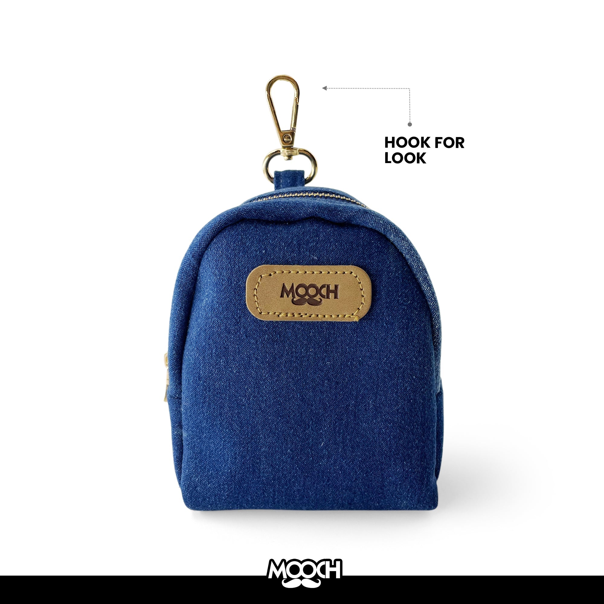 MINI - AN UPCYCLED DENIM POUCH MOOCH DESIGN STUDIO