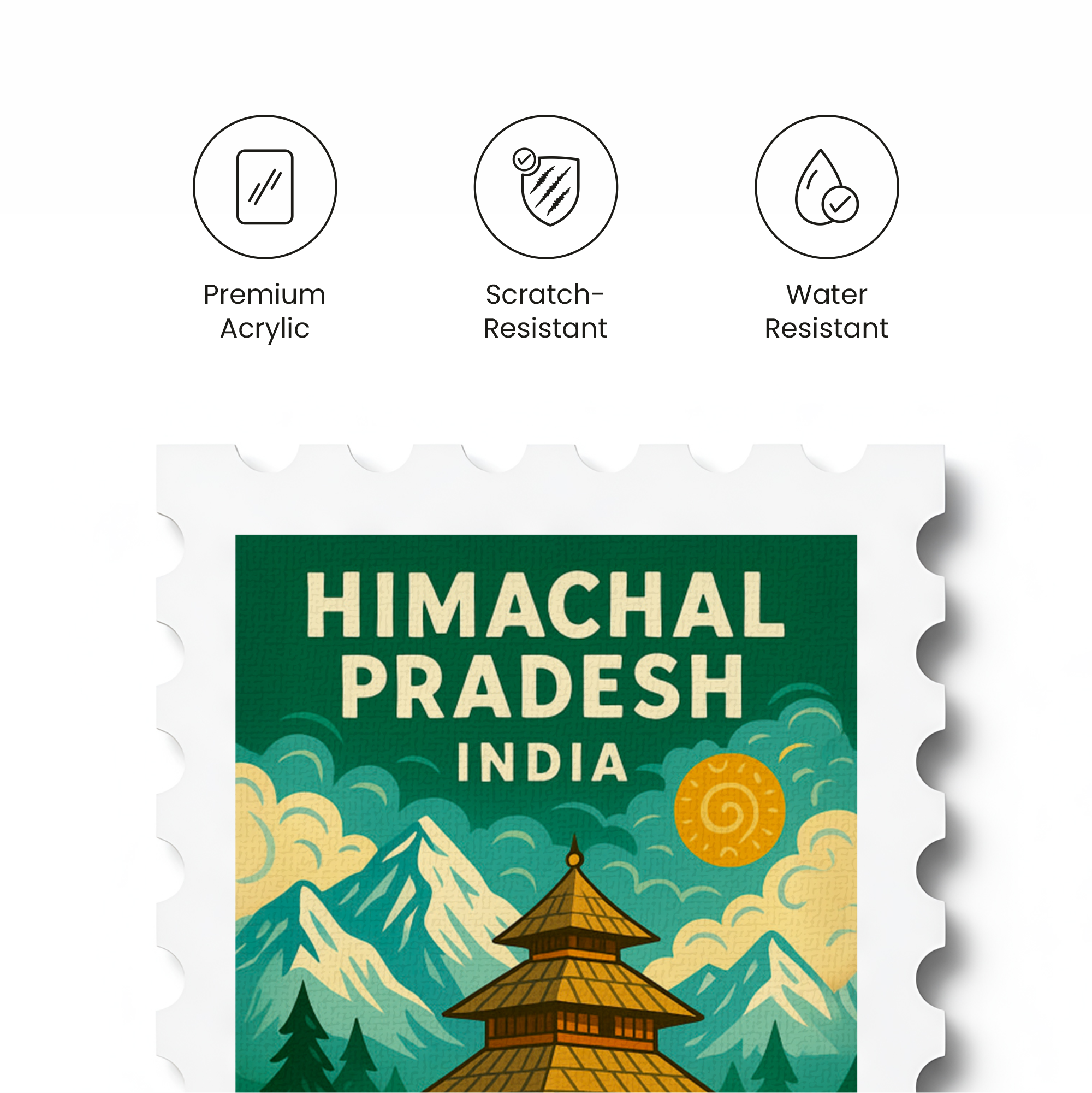 Himachal Pradesh - Stamp Magnet MOOCH DESIGN STUDIO LLP