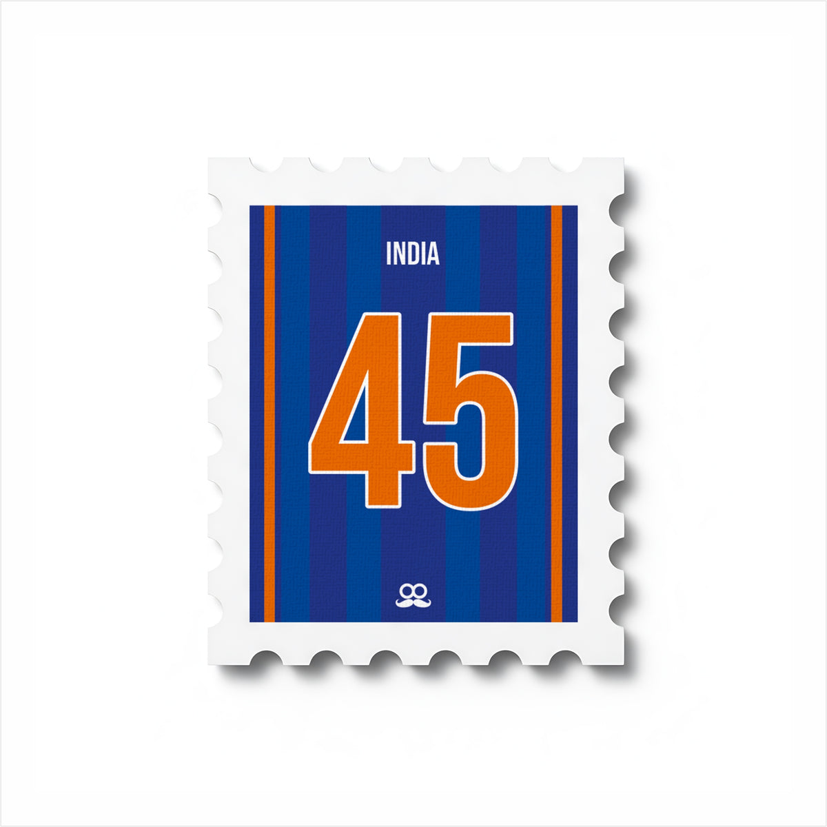 India Jersey no 45 - Magnetic Stamp