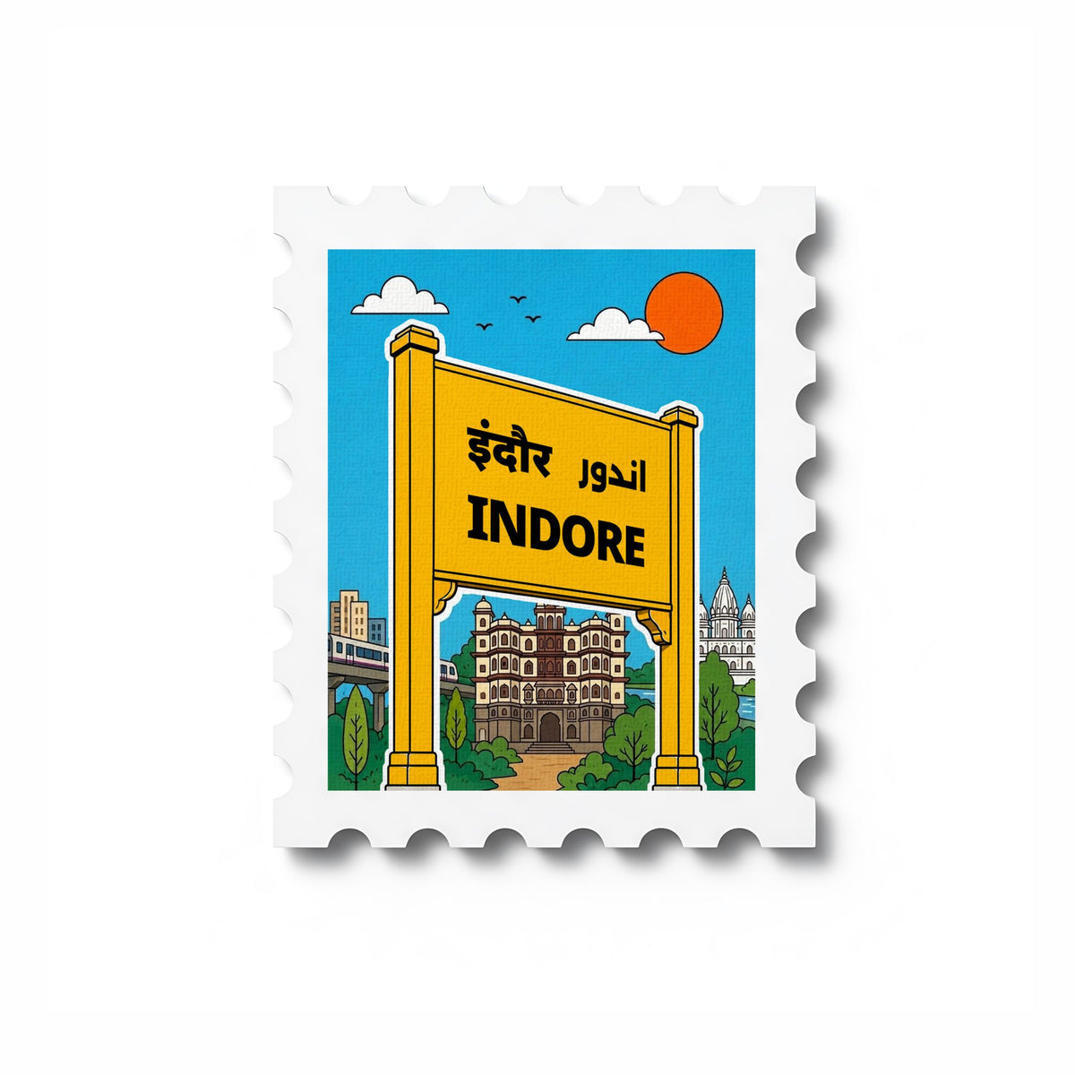Indore - Magnetic Stamp