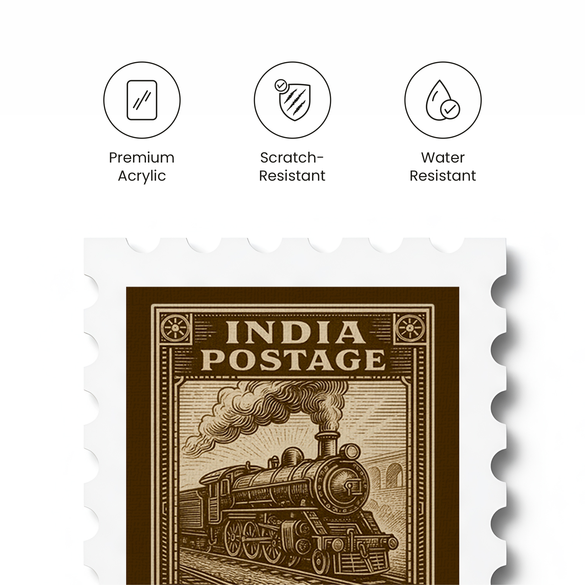 Indian Railways - Stamp Magnet MOOCH DESIGN STUDIO LLP