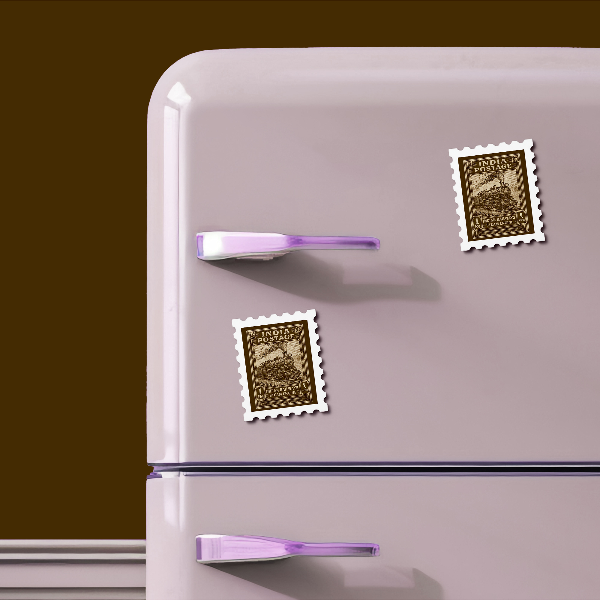 Indian Railways - Stamp Magnet MOOCH DESIGN STUDIO LLP