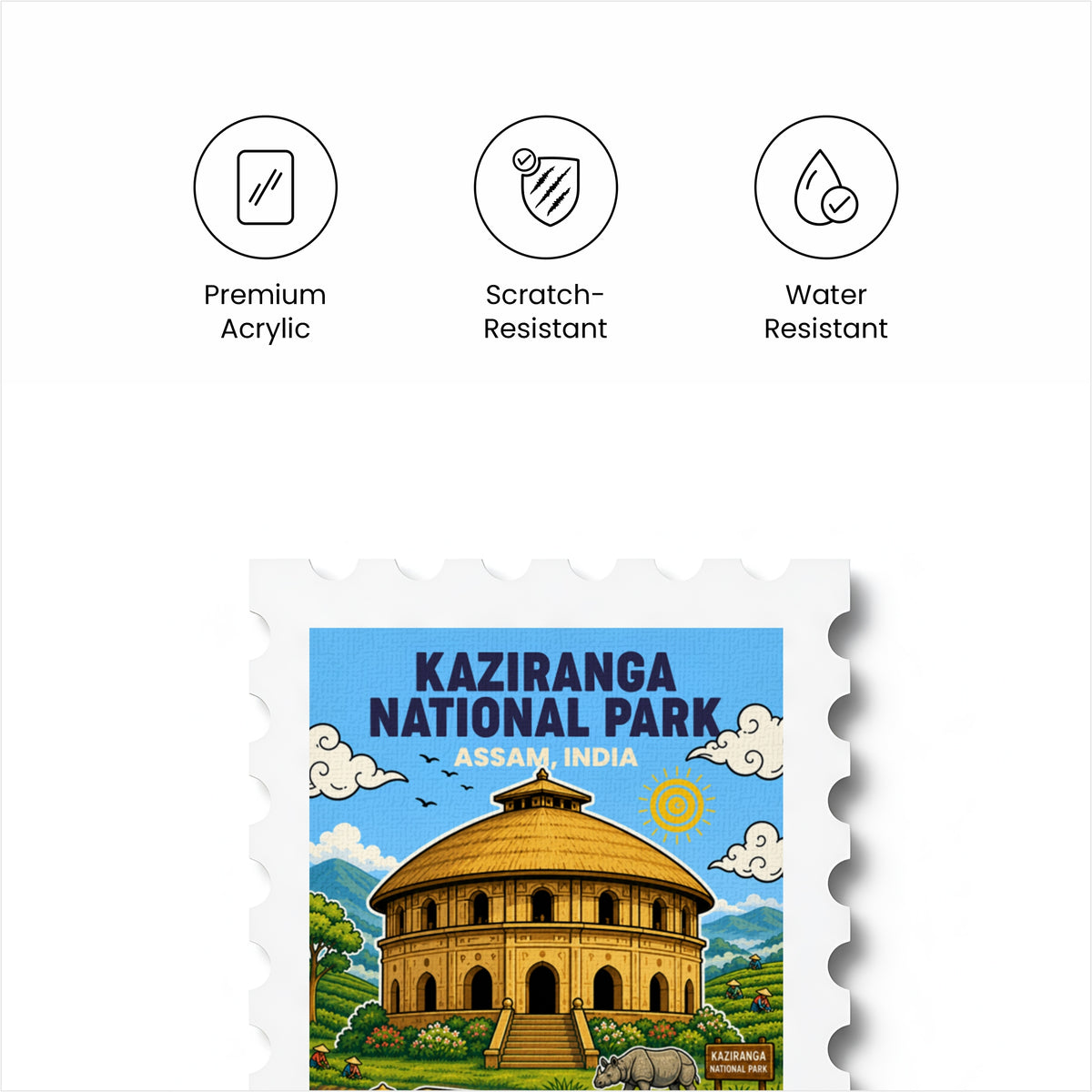 Kaziranga - Magnetic Stamp