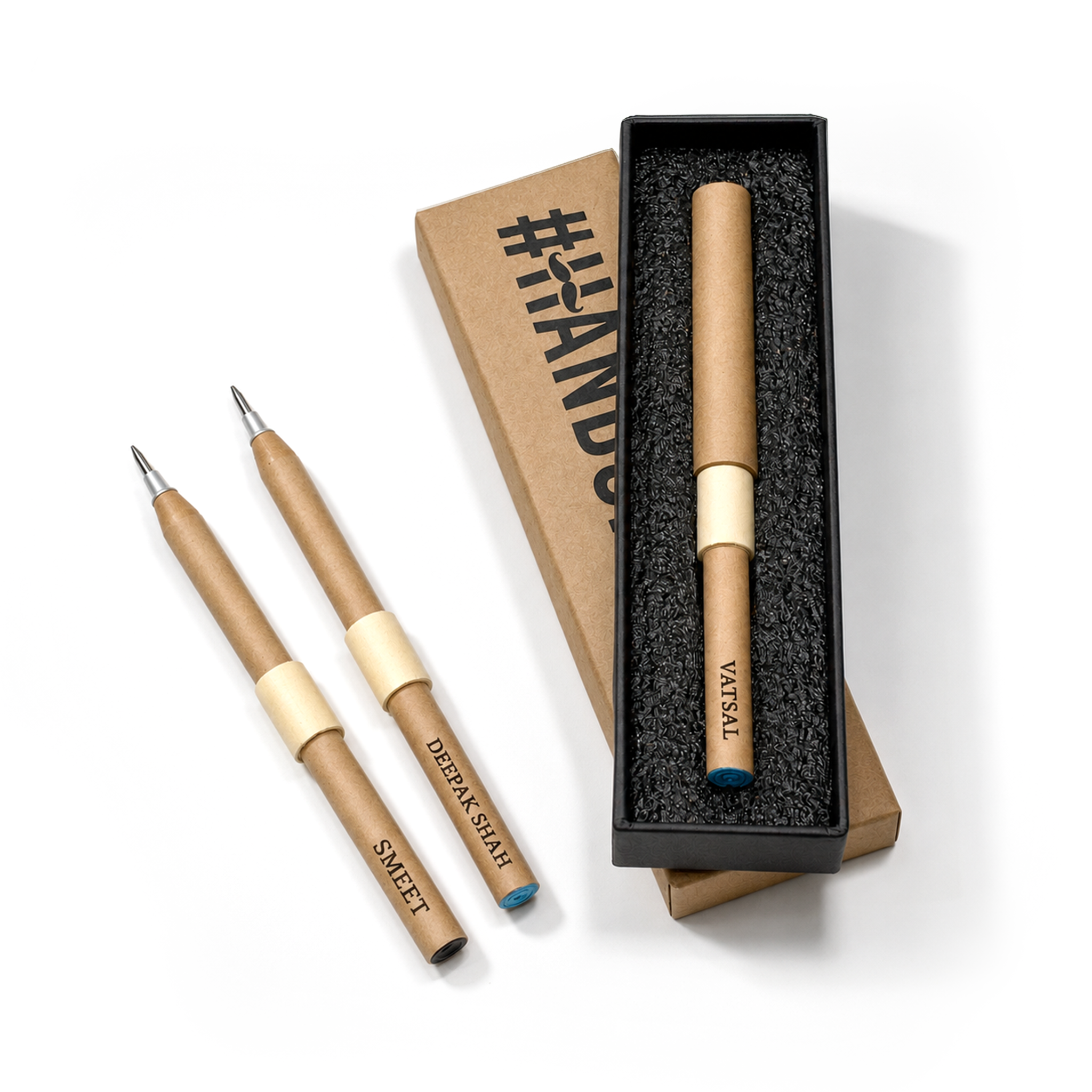 CUSTOMIZED KHAKI PEN MOOCH DESIGN STUDIO LLP