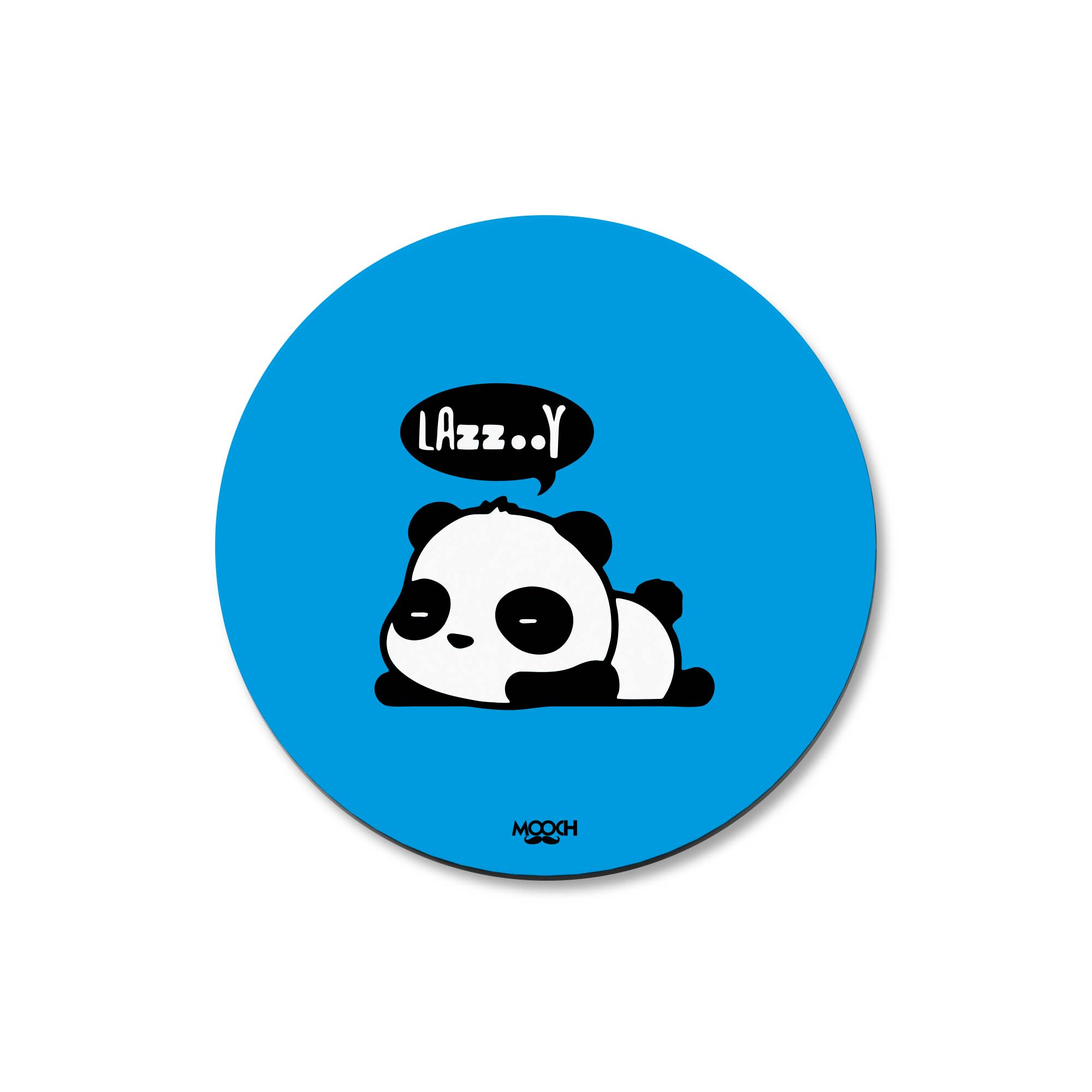 LAZY PANDA - Fridge Magnet/Tea Coaster MOOCH DESIGN STUDIO