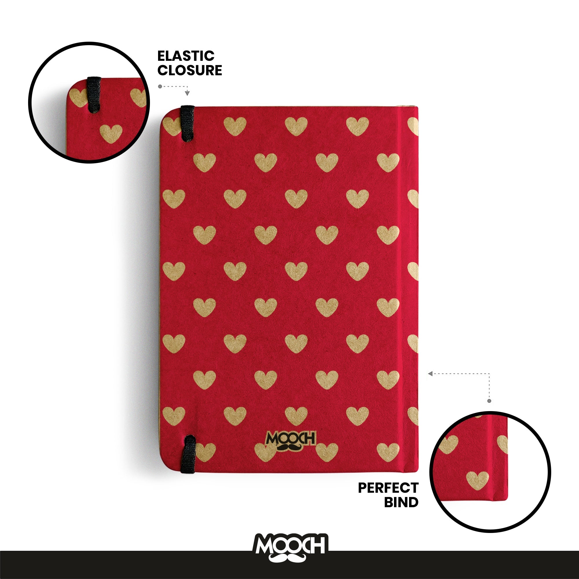 LITTLE HEARTS - Handcrafted Diary MOOCH DESIGN STUDIO