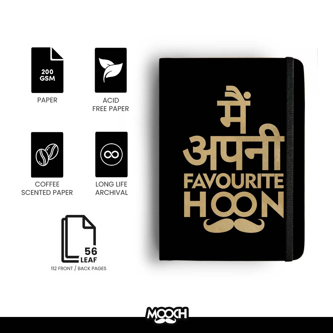 MAIN APNI FAVOURITE HOON - Handcrafted Diary MOOCH DESIGN STUDIO