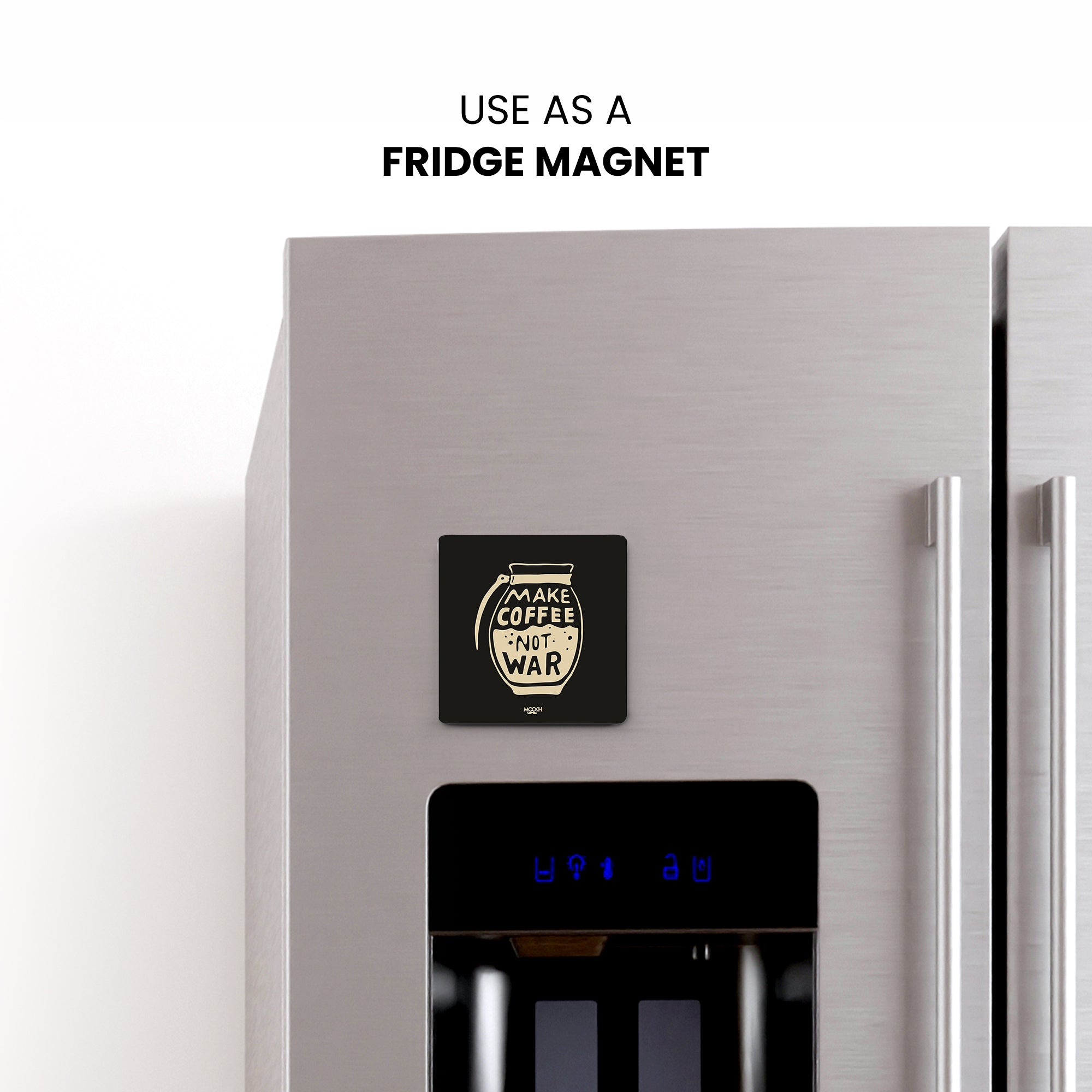 MAKE COFFEE - Fridge Magnet/Tea Coaster MOOCH DESIGN STUDIO