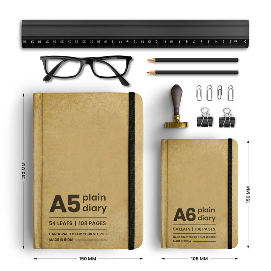 MARILYN MONROE - (GREEN) - Handcrafted Diary MOOCH DESIGN STUDIO