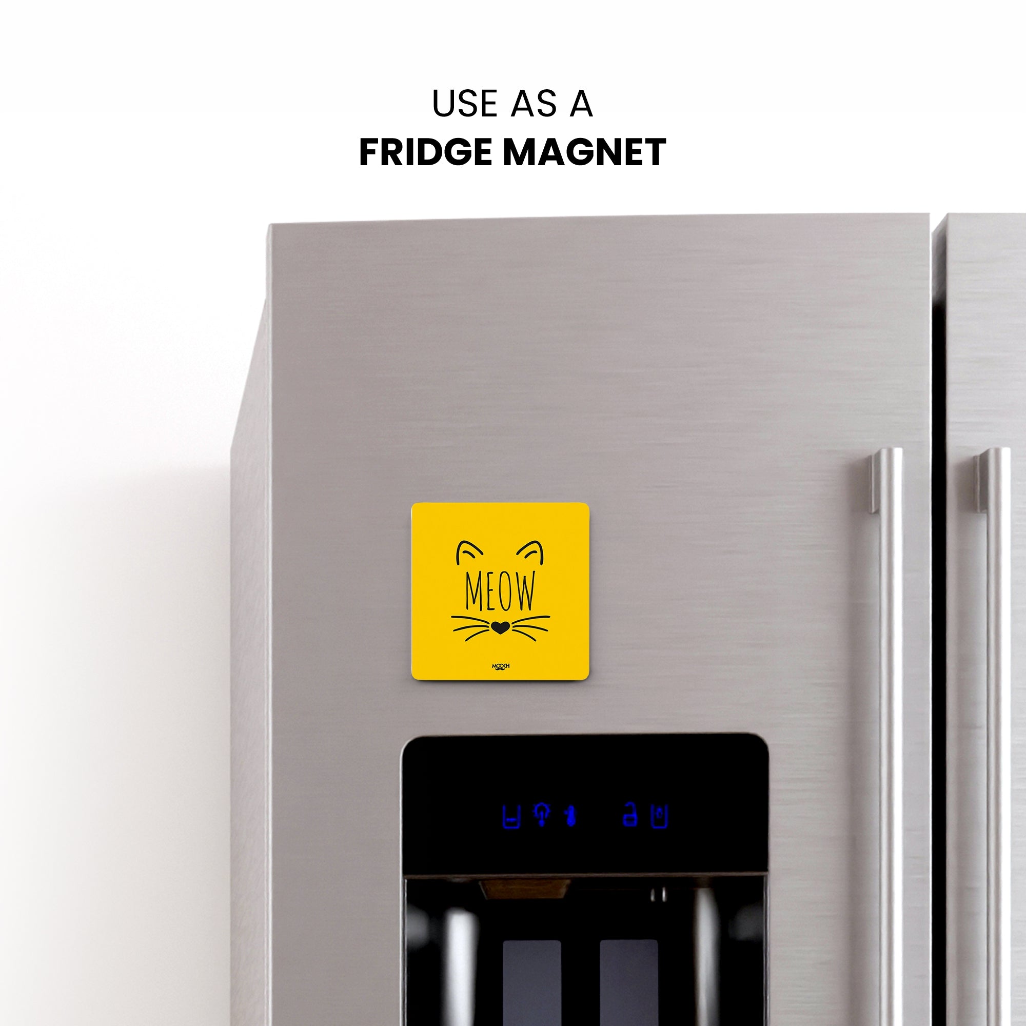 MEOW - Fridge Magnet/Tea Coaster MOOCH DESIGN STUDIO