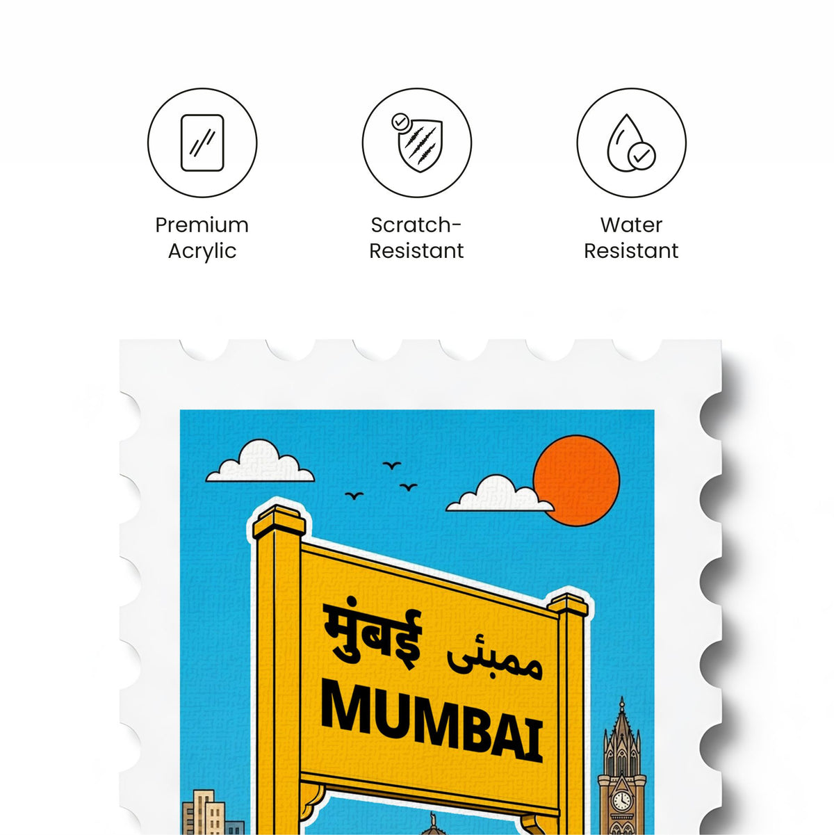 Mumbai - Magnetic Stamp