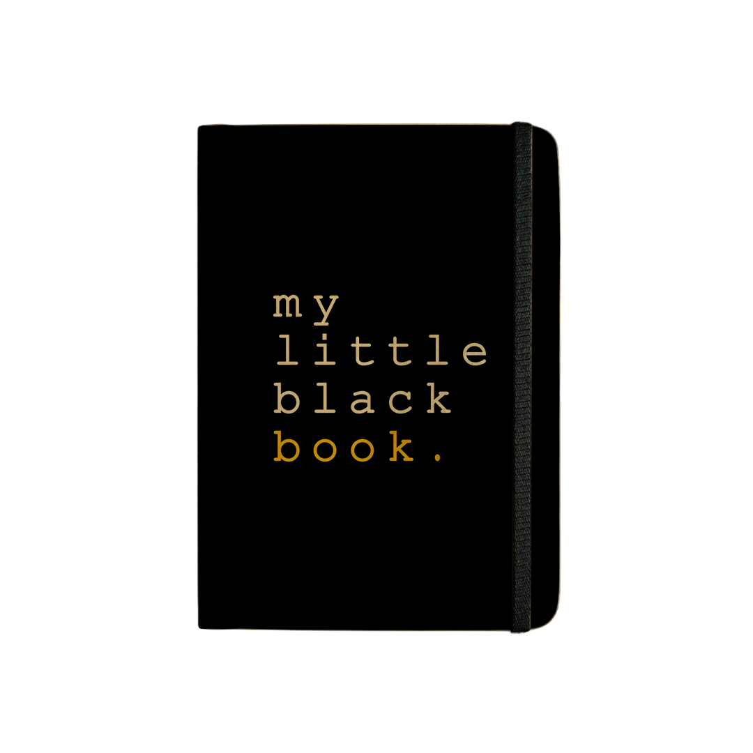 MY LITTLE BLACK BOOK - Handcrafted Diary MOOCH DESIGN STUDIO