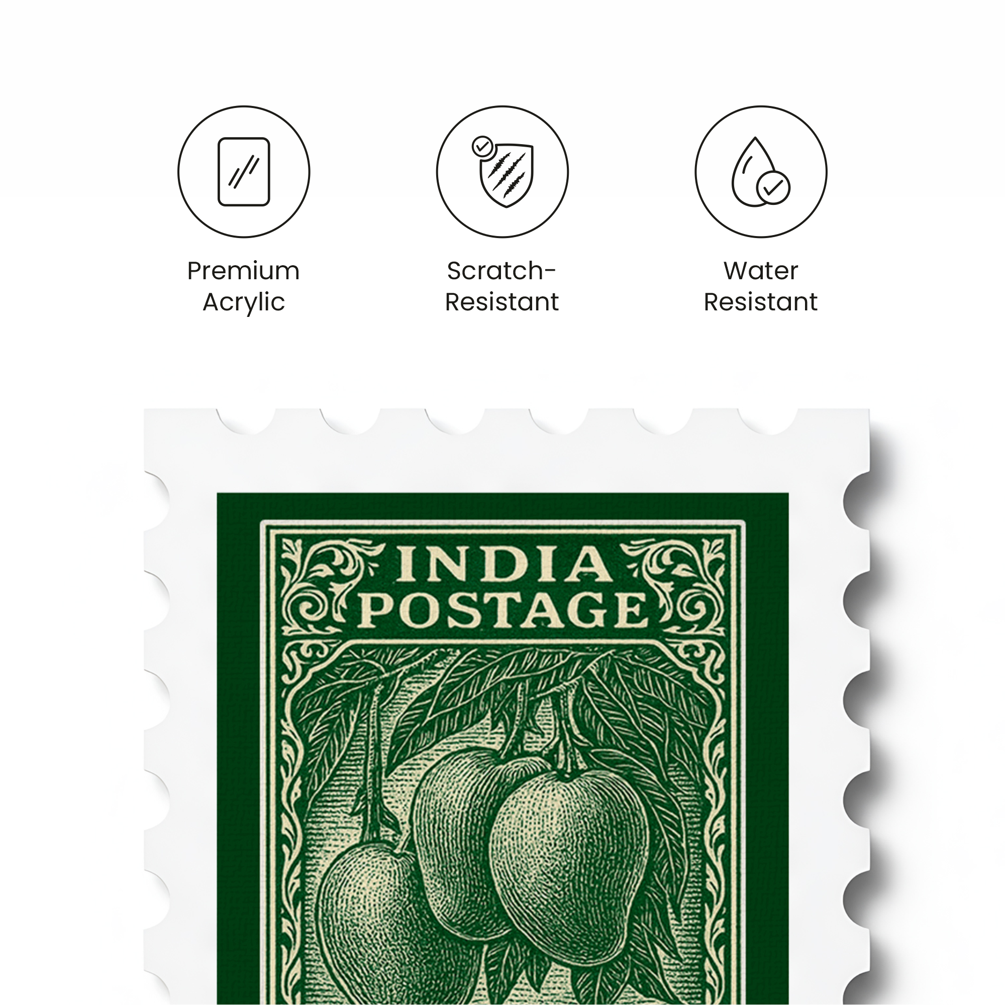 Mangoes - Stamp Magnet MOOCH DESIGN STUDIO LLP