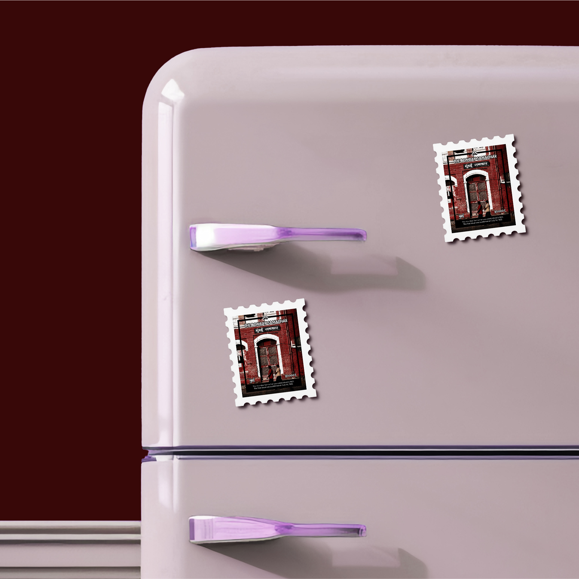 Mumbai Samachar - Stamp Magnet MOOCH DESIGN STUDIO LLP