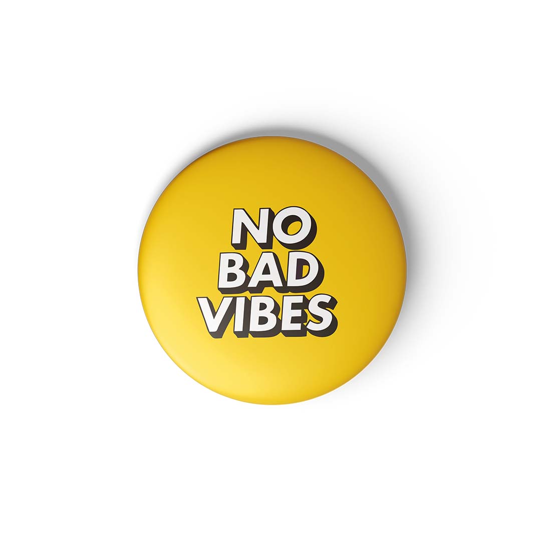 NO BAD VIBES - Fridge Magnet MOOCH DESIGN STUDIO