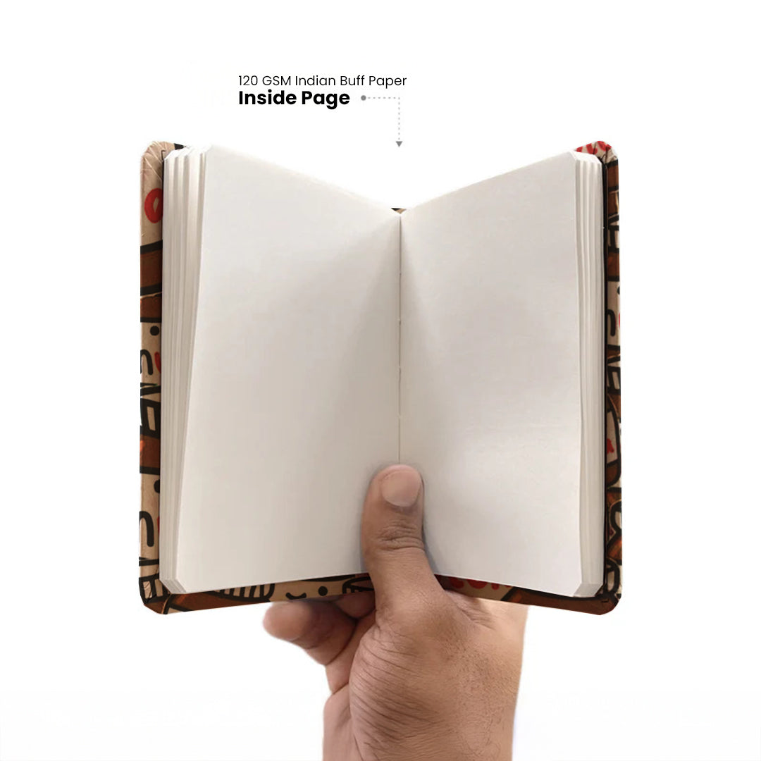 CHOCO PATTERN - Handcrafted Diary MOOCH DESIGN STUDIO